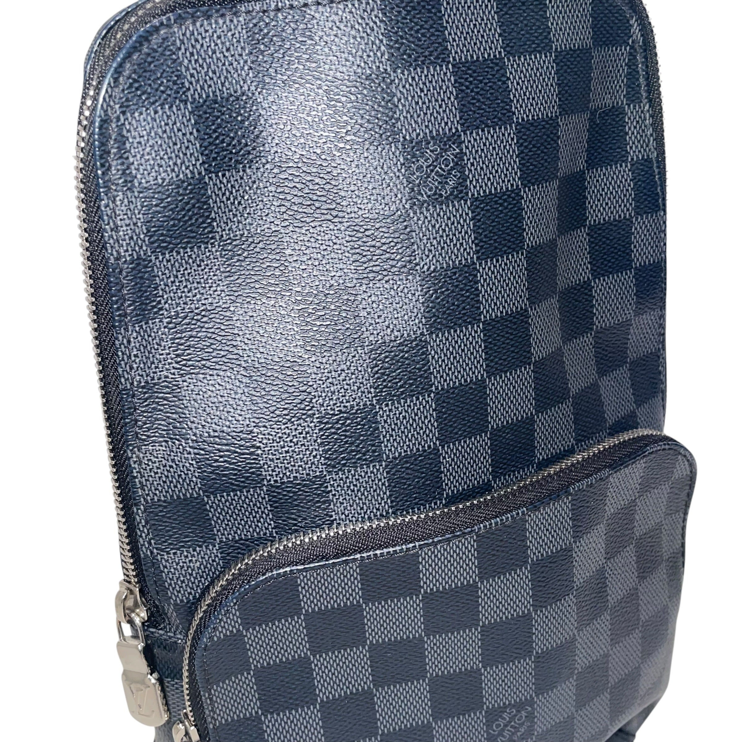 LOUIS VUITTON/Cross Body Bag/Monogram/Leather/BLK/Damier Graphite Ave Sling view 2