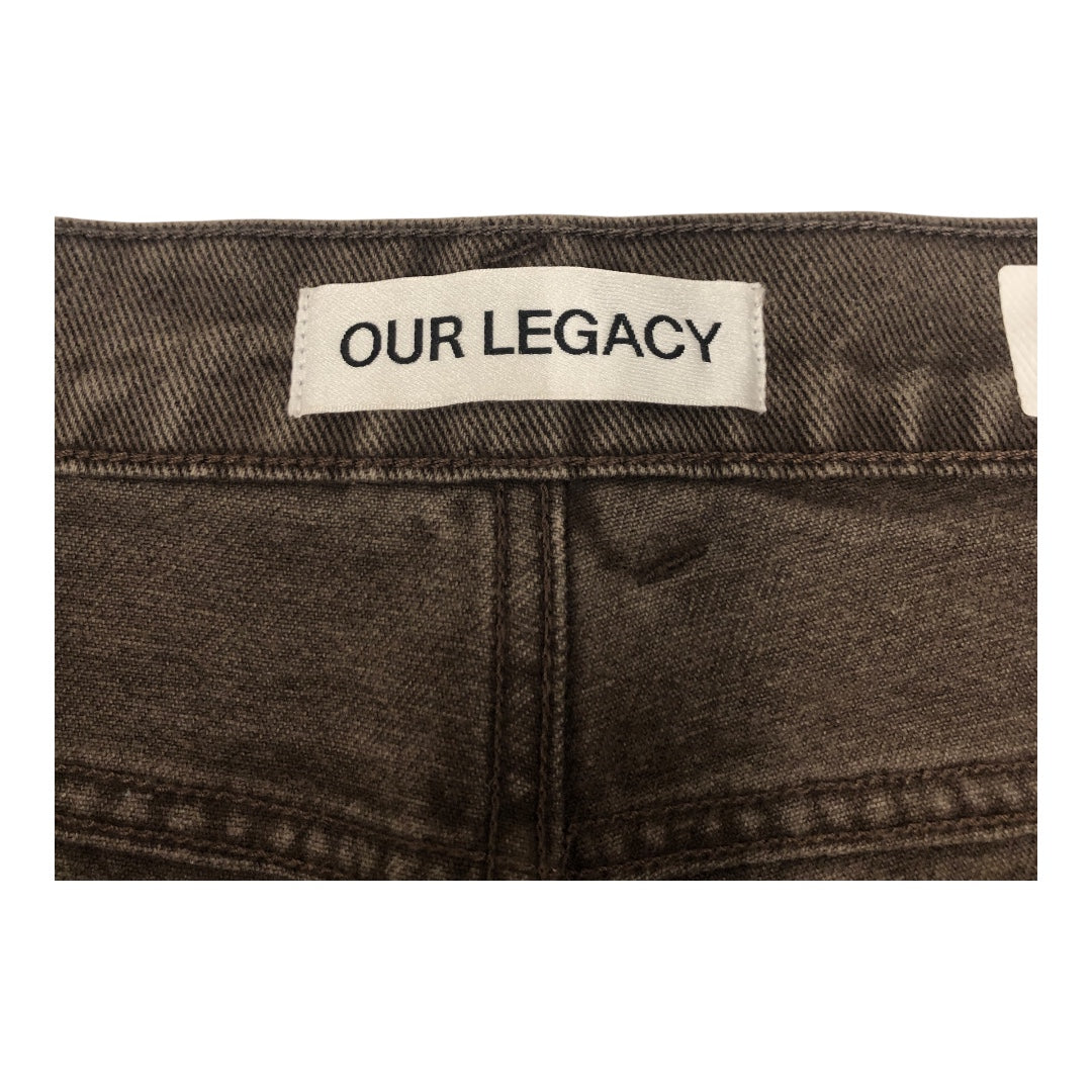 OUR LEGACY/Straight Pants/32/Cotton/BRW/ view 3