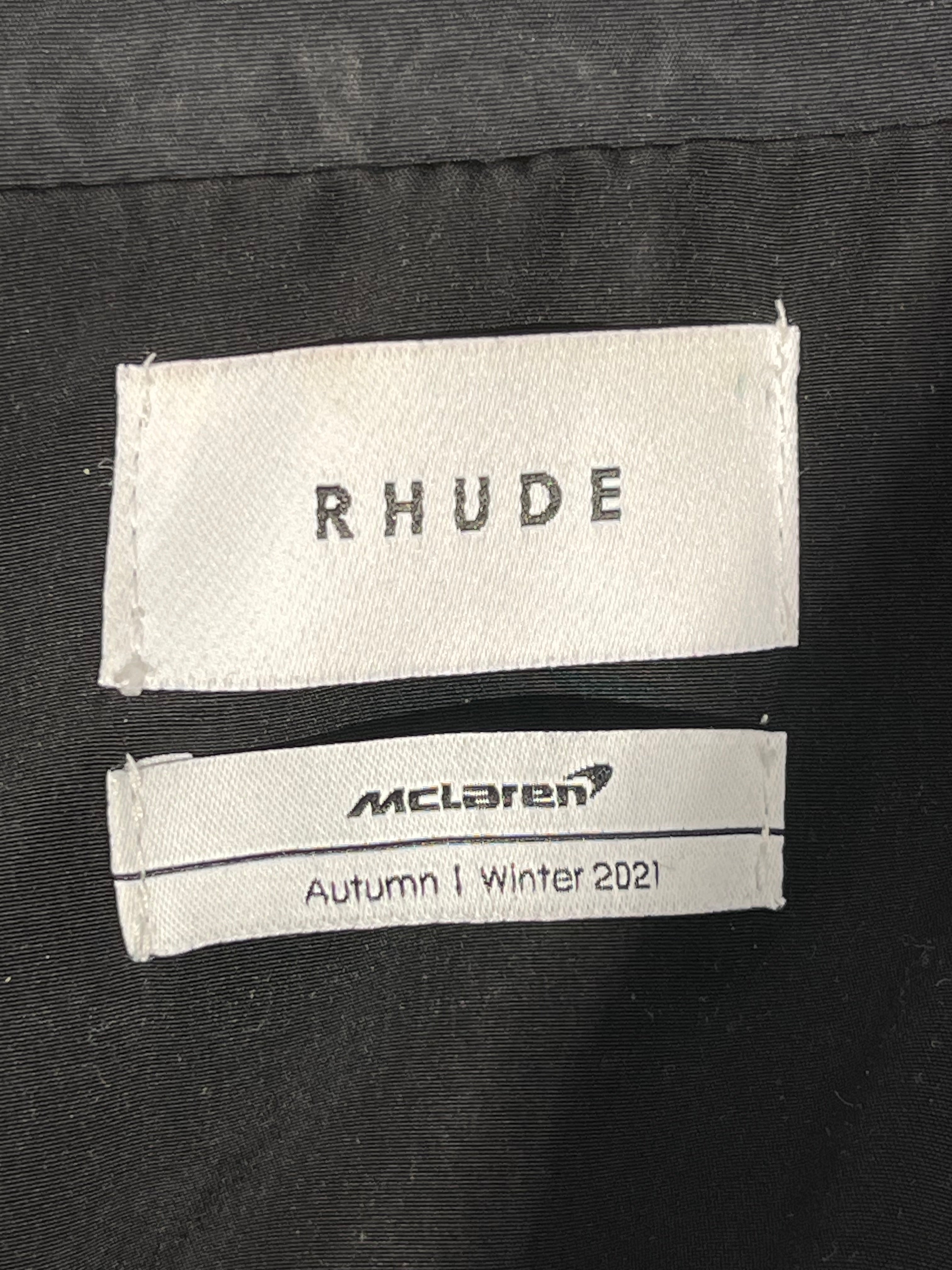 RHUDE/Windbreaker/XL/Nylon/BLK/MCLAREN view 3