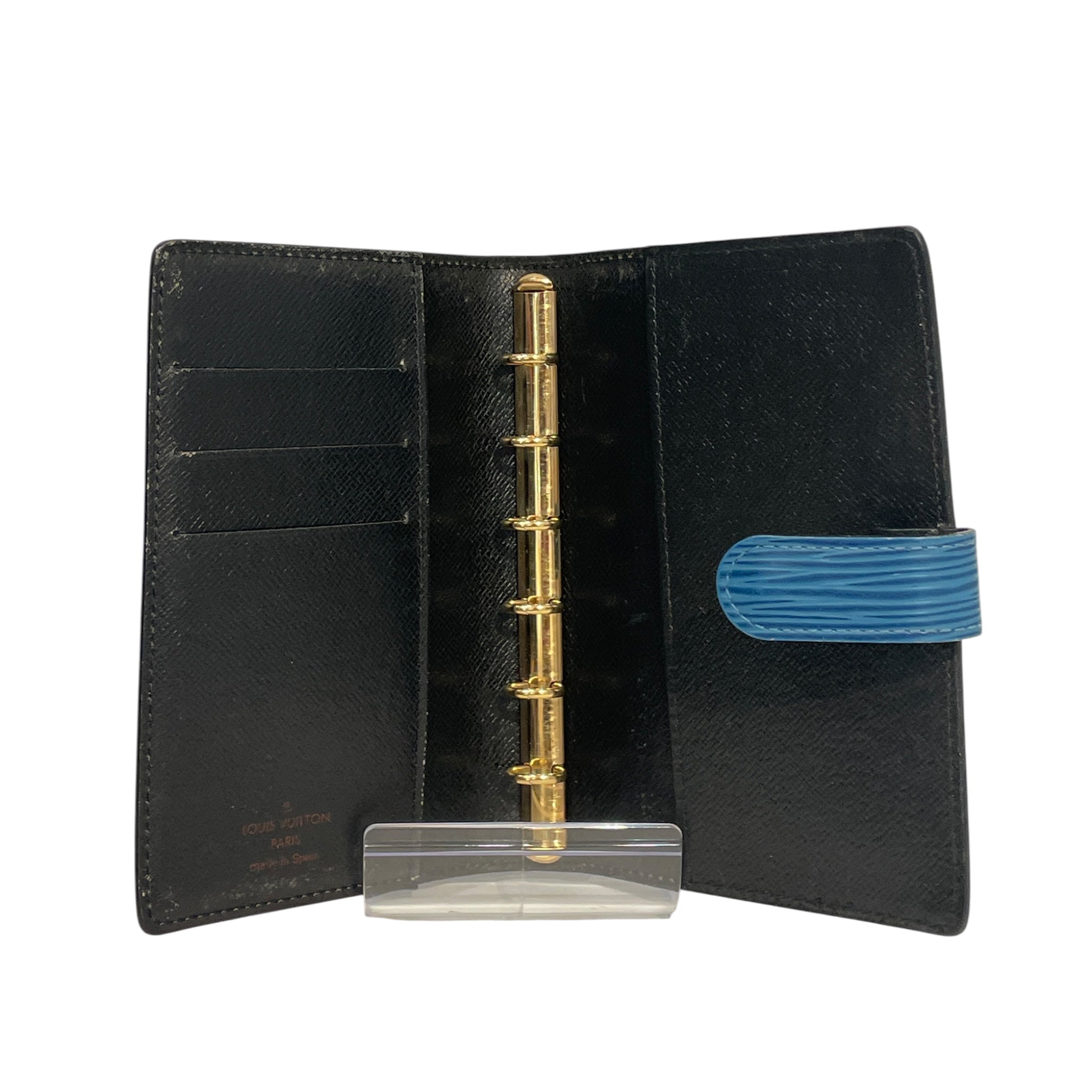 LOUIS VUITTON/Bifold Wallet/Leather/BLU/73HK3B8 view 3