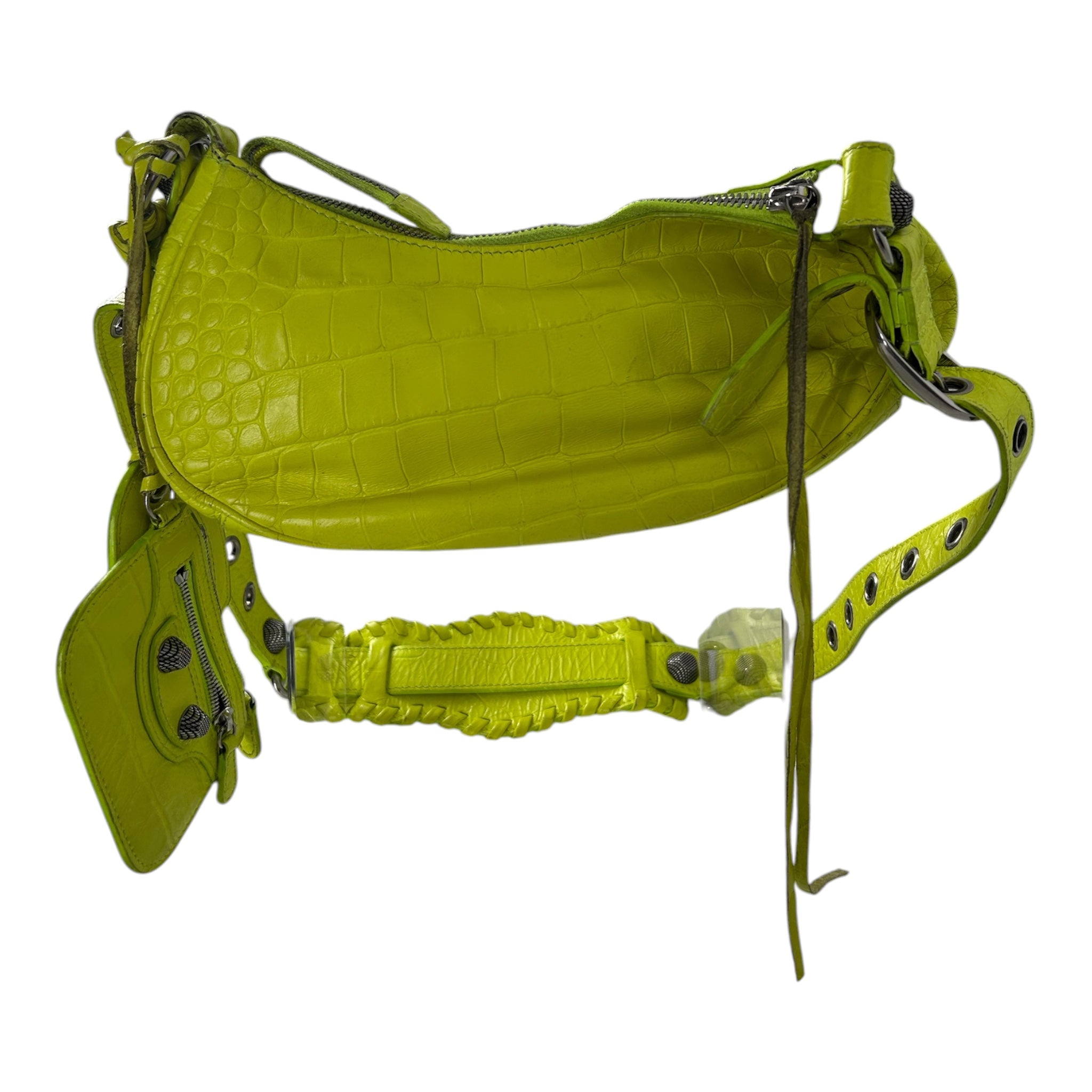 BALENCIAGA/Hand Bag/Leather/YEL/LE CAGOLE NEON view 2