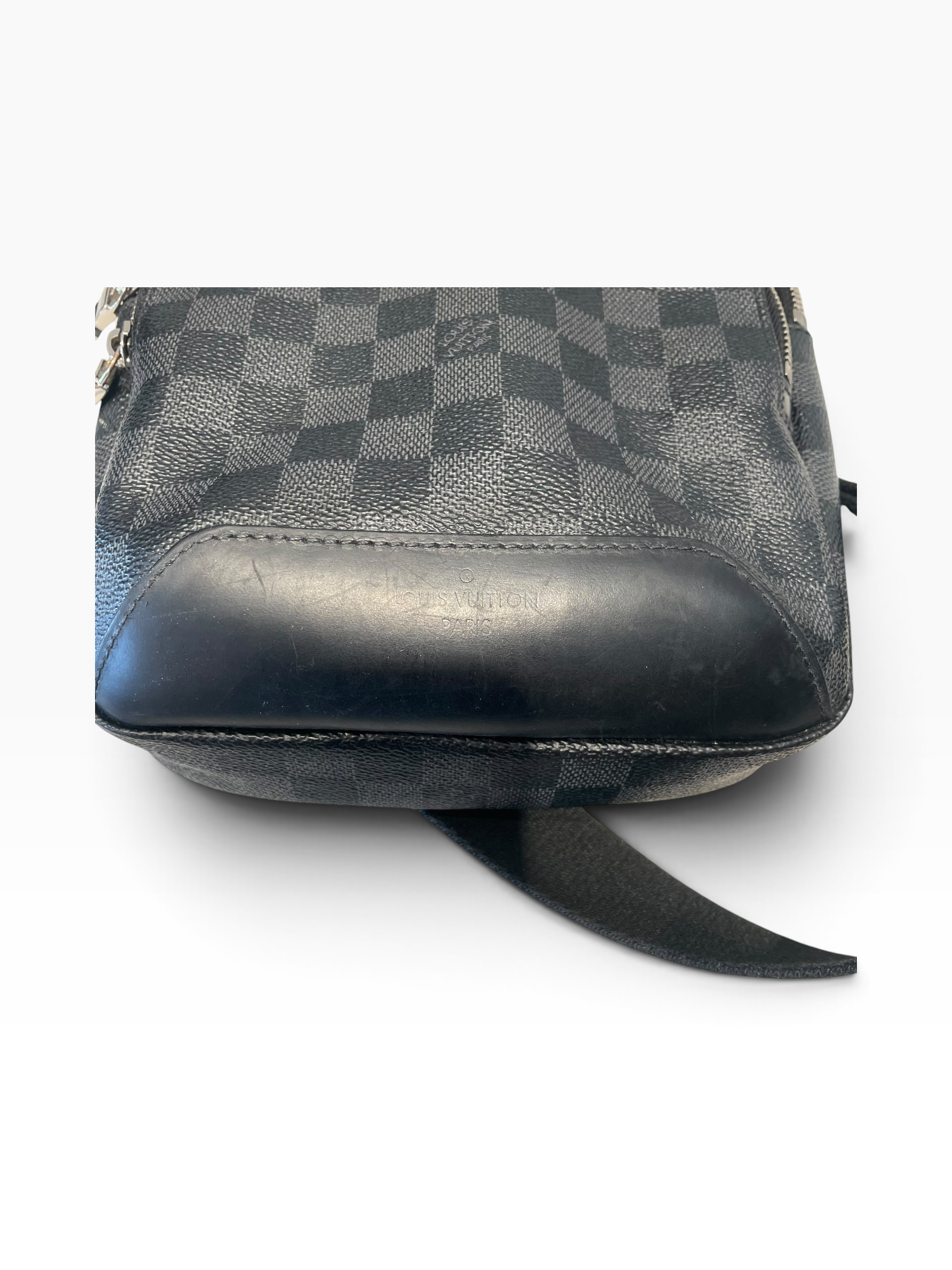 LOUIS VUITTON/Cross Body Bag/Hombre Check/Leather/BLK/DAMIER GRAPHITE view 8