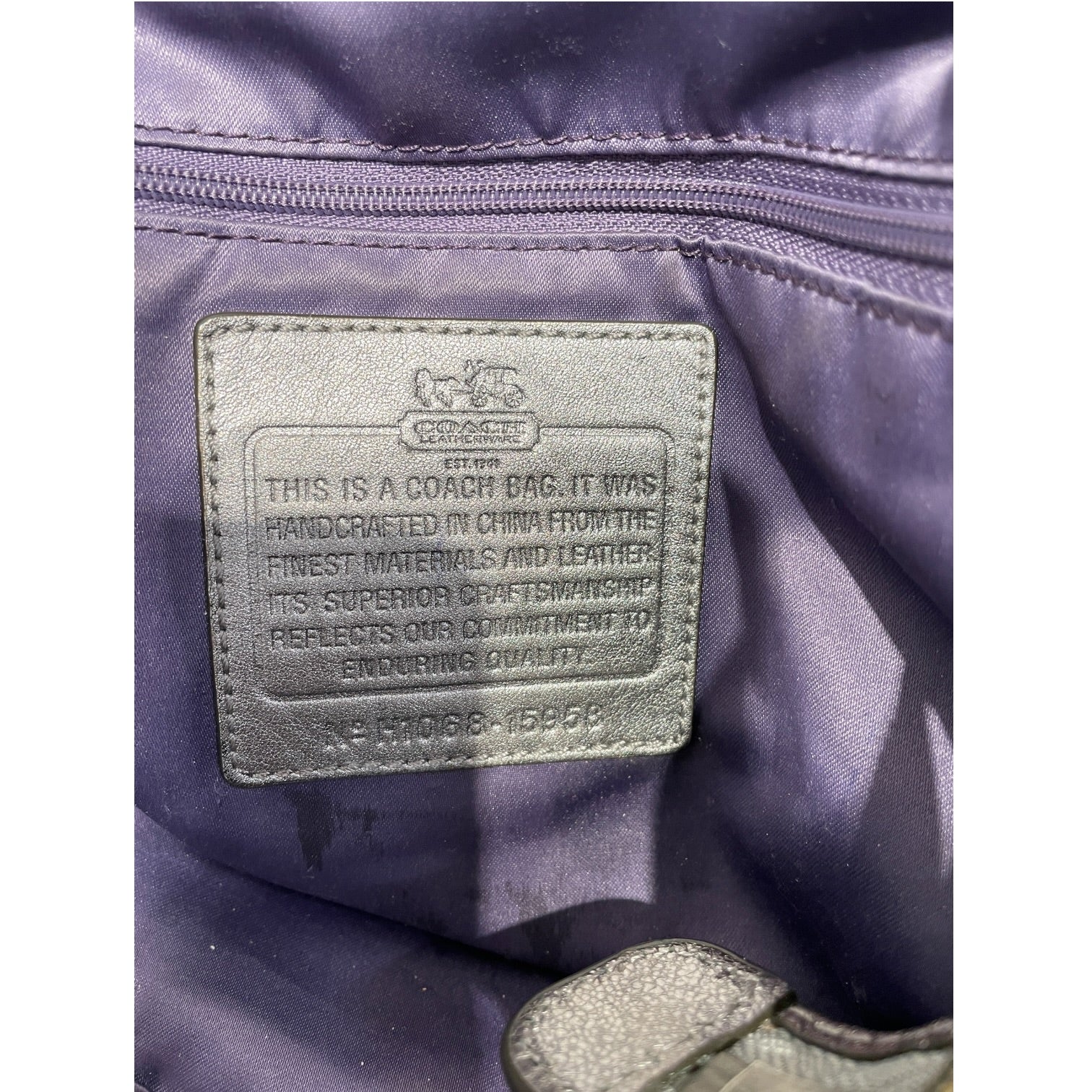 COACH/Hand Bag/Leather/SLV/Madison Maggie Metallic Bag view 5