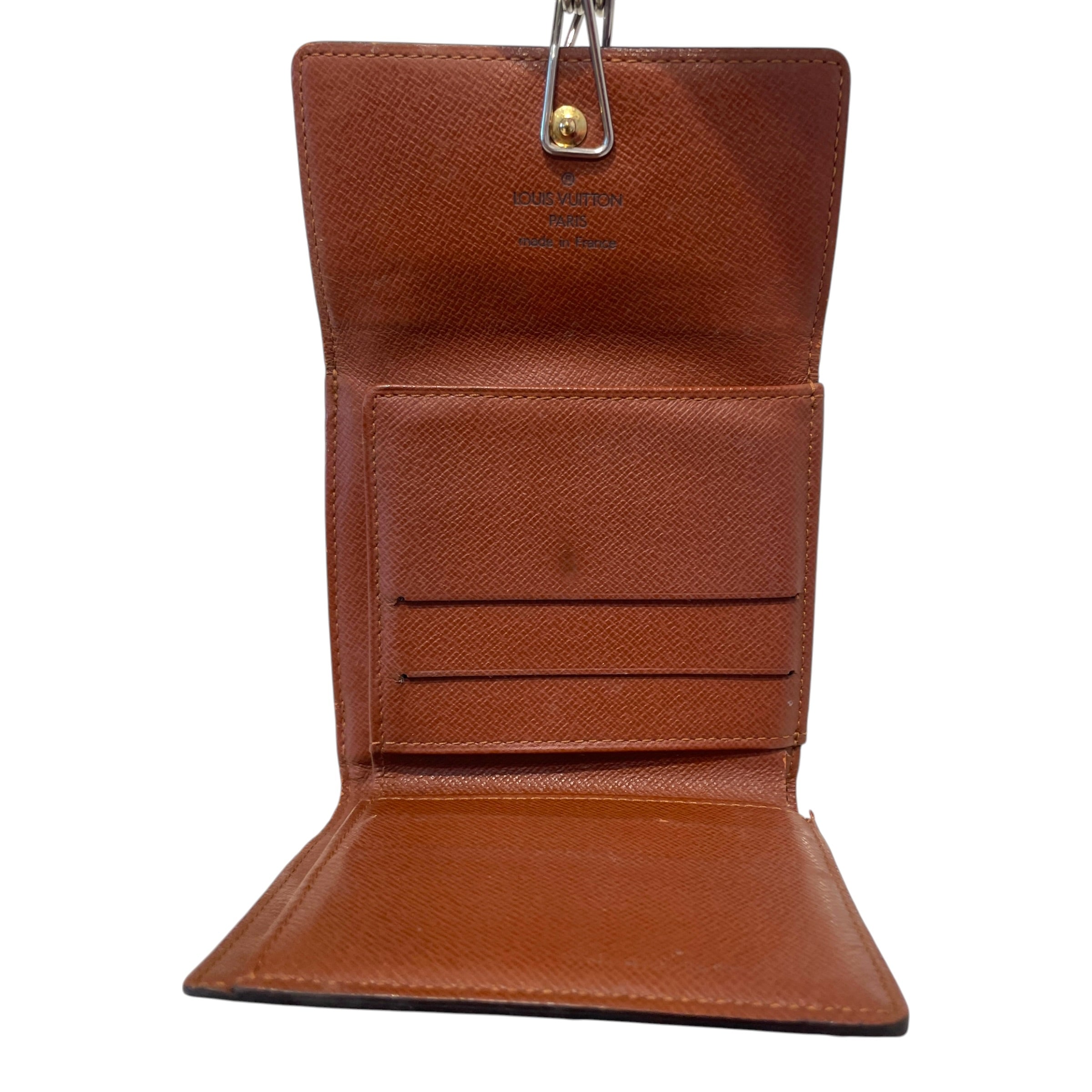 LOUIS VUITTON/Trifold Wallet/Monogram/Leather/BRW/M's/Porte Monet Bier view 5
