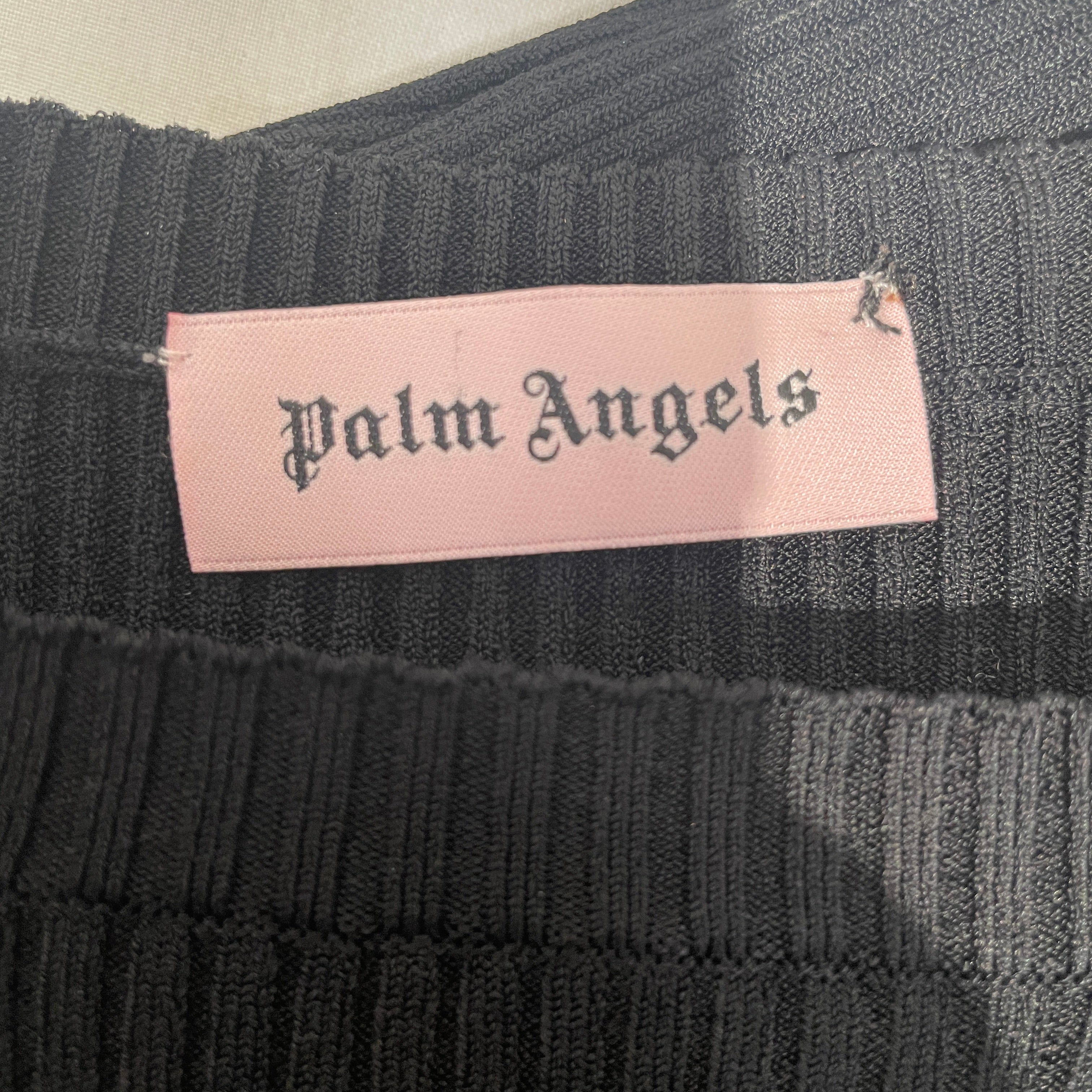 Palm Angels/Sweater/BLK/ZIPPER SWEATER view 3