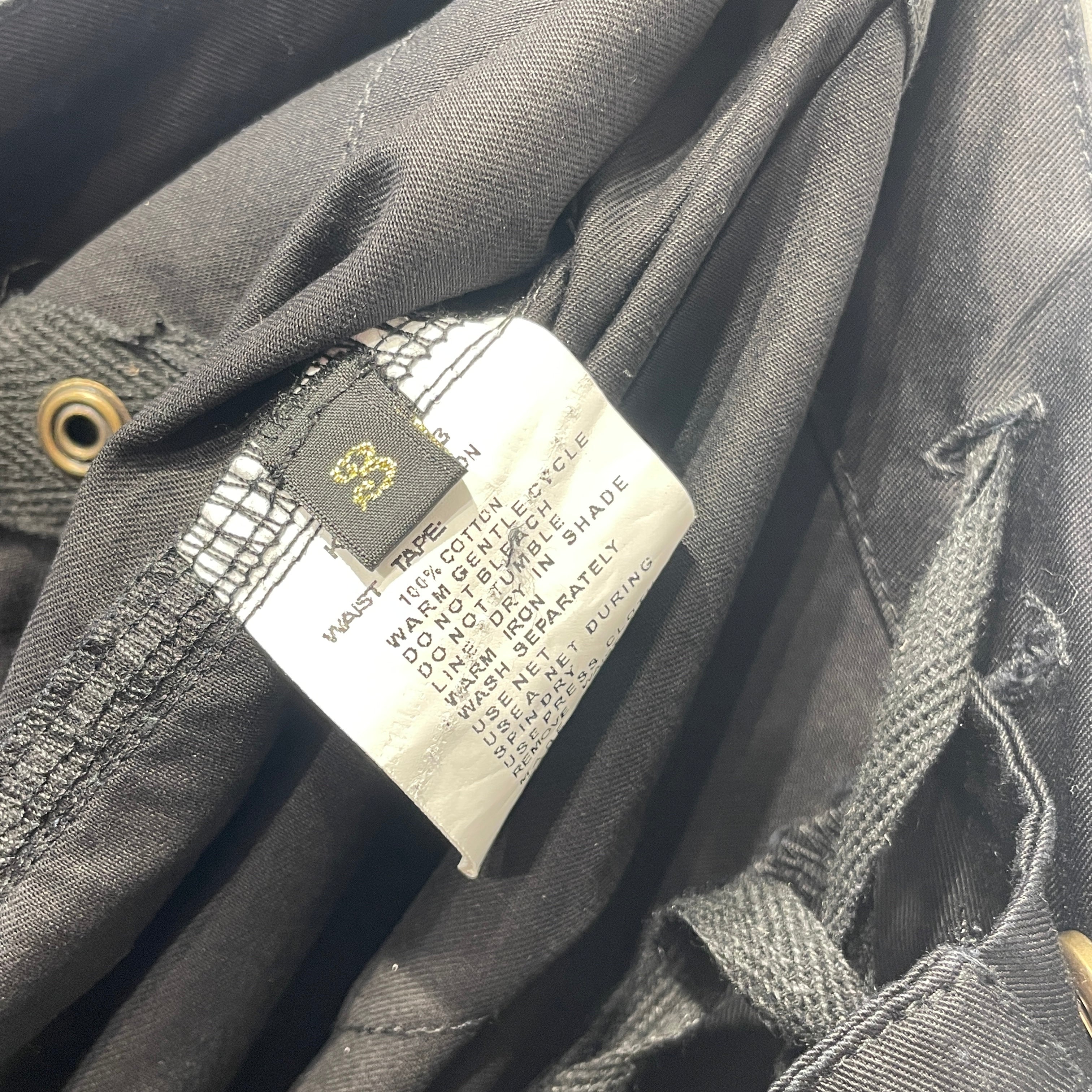 KAPITAL/Wide Leg Pants/3/Nylon/BLK/FARMY CARGO view 9