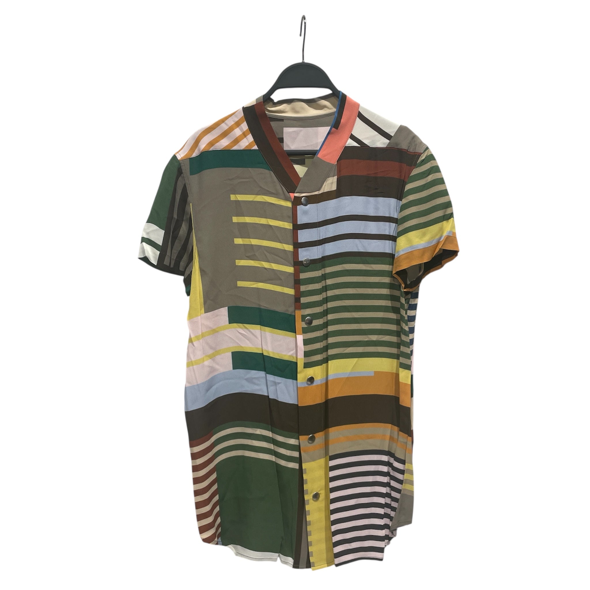 Rick Owens/SS Shirt/38/MLT/Border/SS20 Tecuatl Uxmal Golf Shirt view 1
