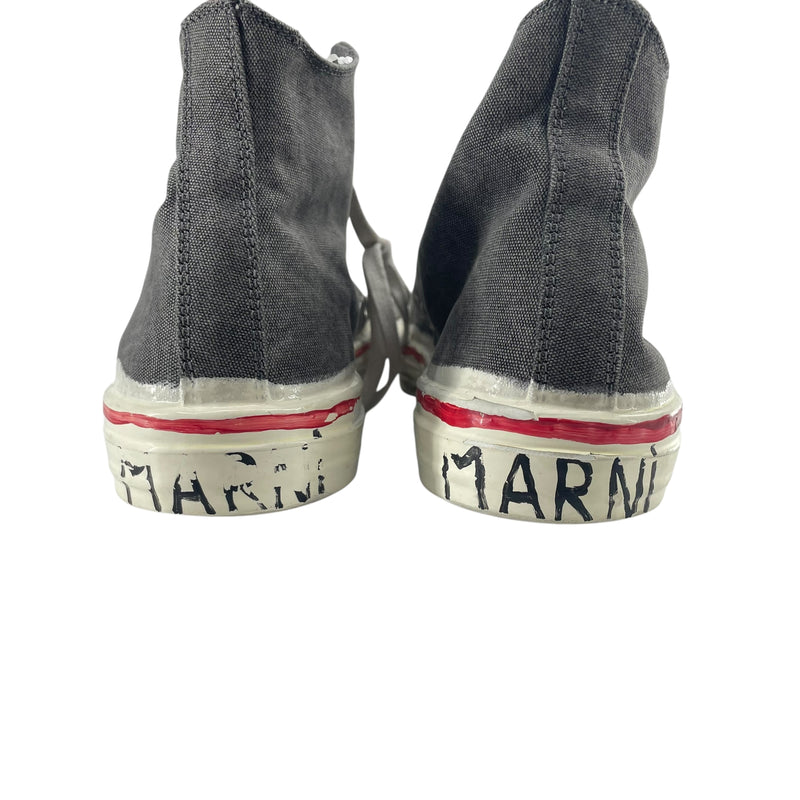 MARNI/Hi-Sneakers/EU 42/Cotton/GRY/FADED