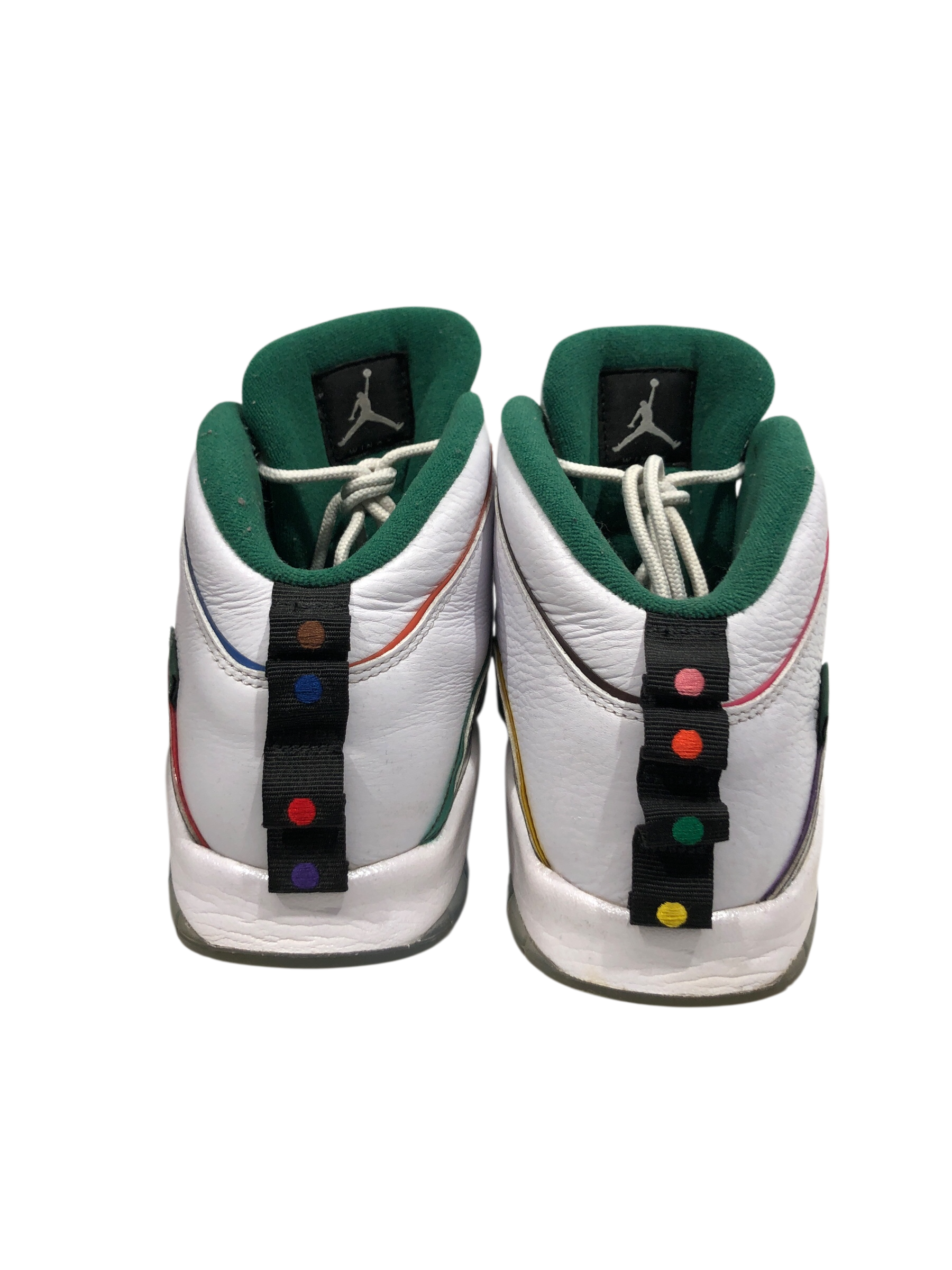 NIKE/Hi-Sneakers/US 11/Leather/WHT/Jordan 10 Retro WINGS view 5