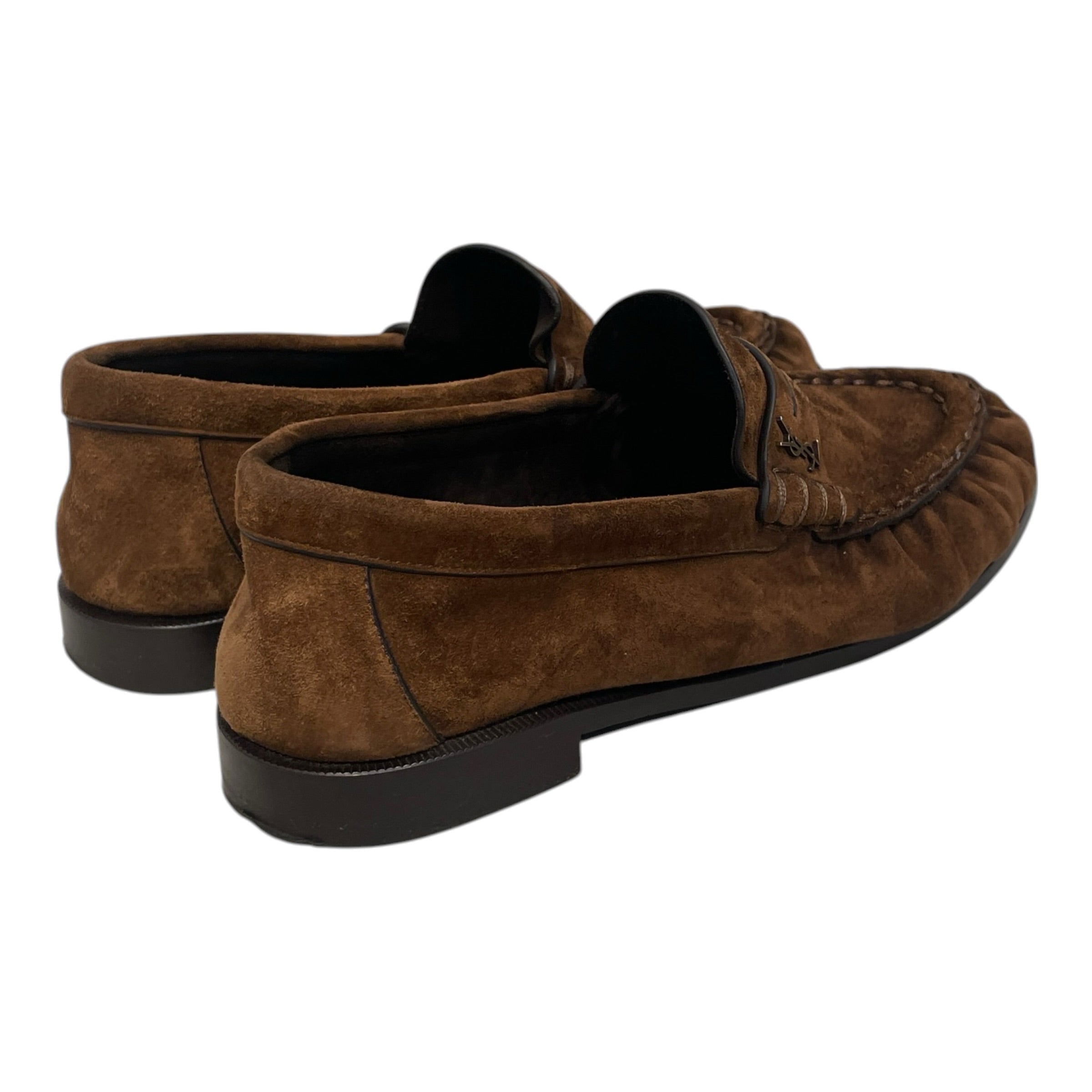 YVES SAINT LAURENT/Loafers/US 6.5/Suede/BRW/ view 2