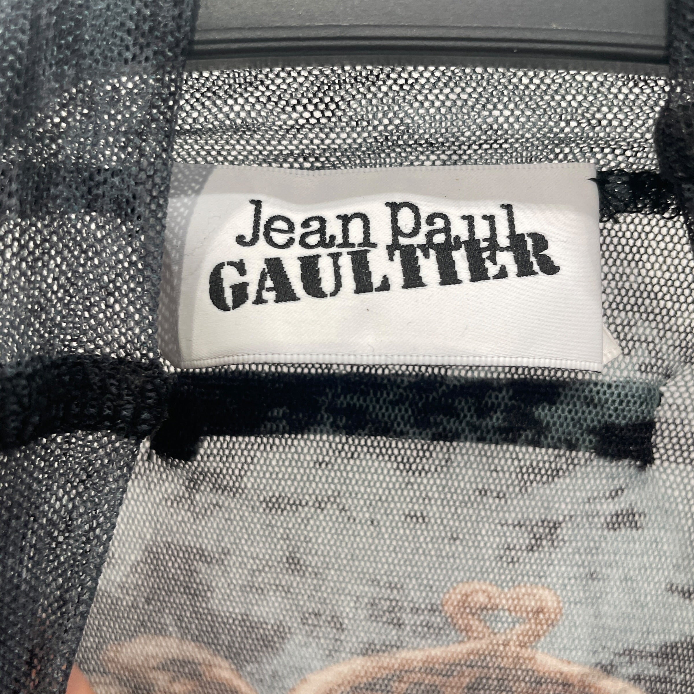 Jean Paul Gaultier/LS T-Shirt/L/All Over Print/Polyester/MLT/ARCHITECTURAL GRN GRAPHIC view 3