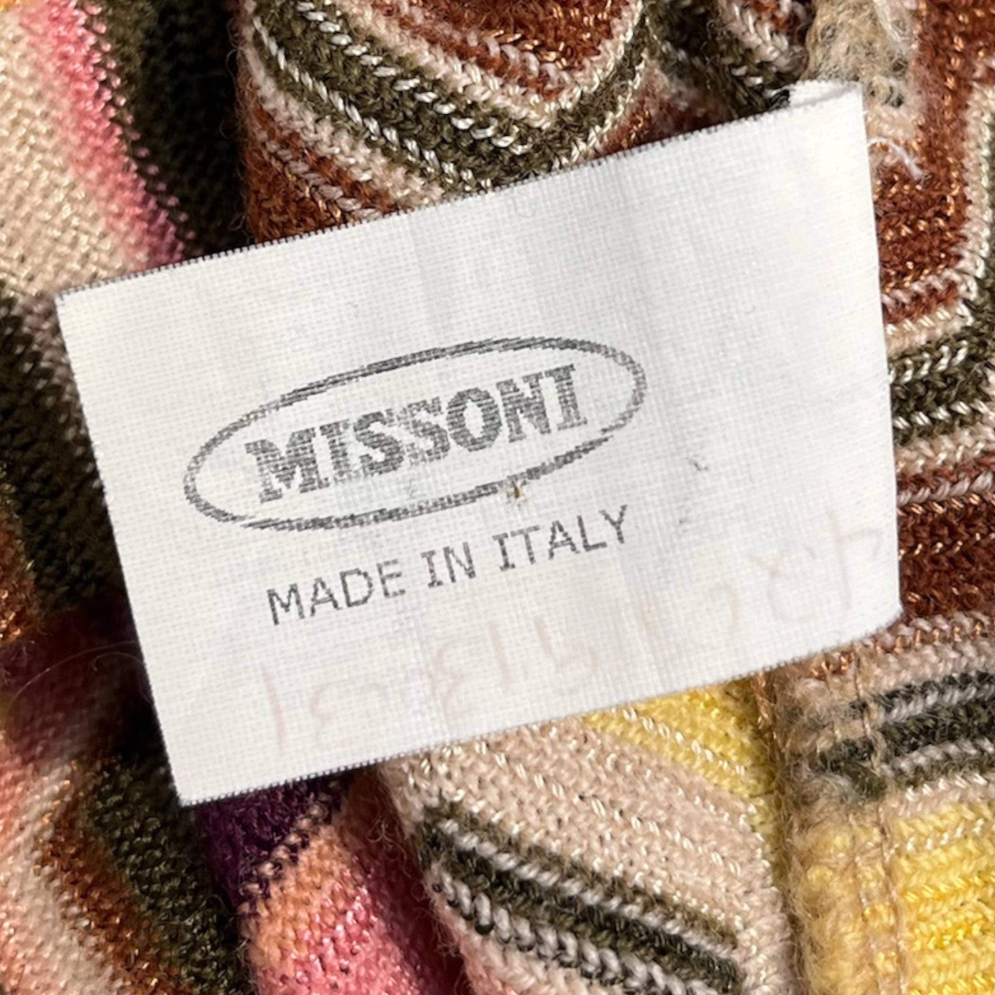 MISSONI/SS Cut & Sew/Wool/MLT/SS SHIRT PINK YELLOW PATTERN view 4