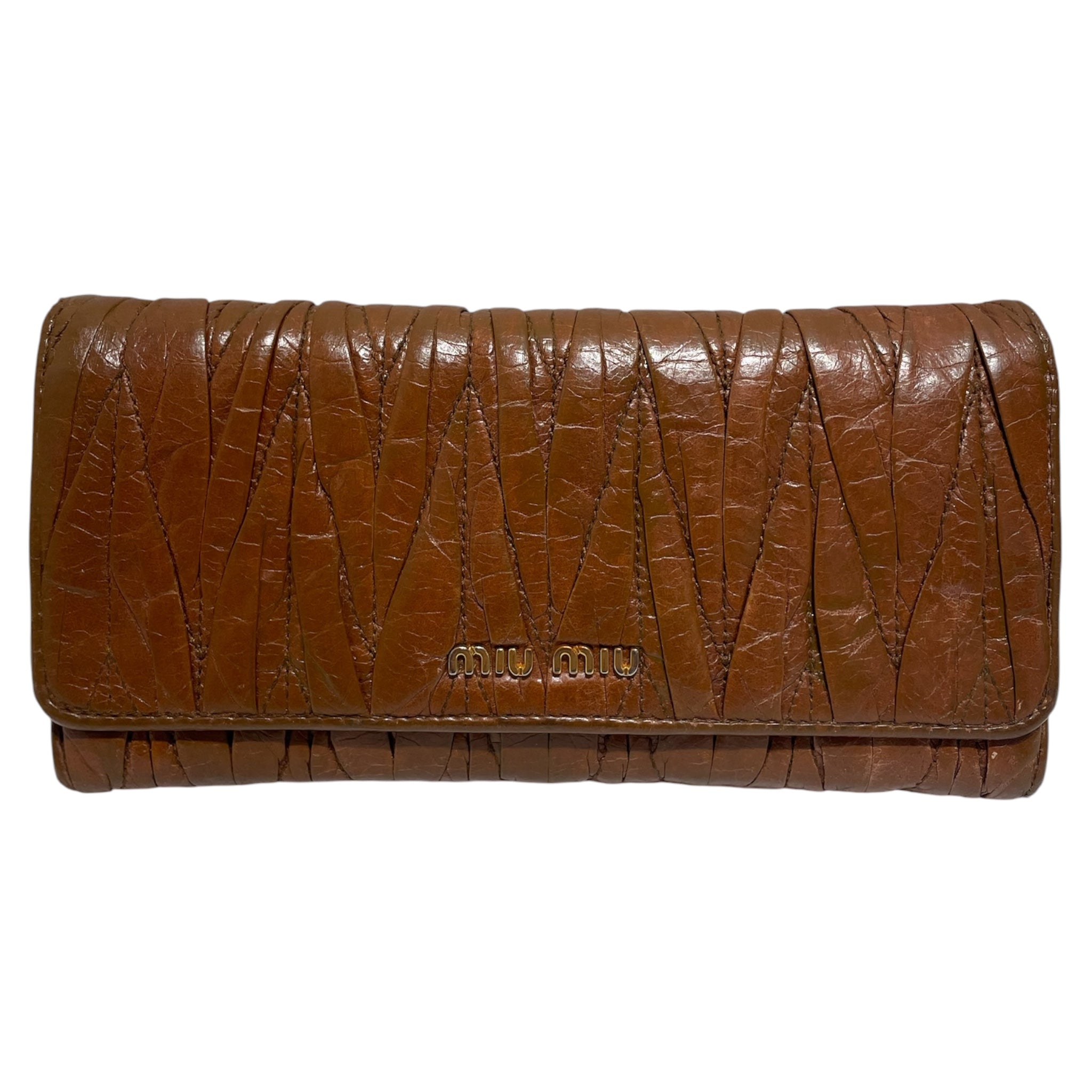 MIU MIU/Long Wallet/BRW/MATELASSE CONTINENTAL WALLET view 1