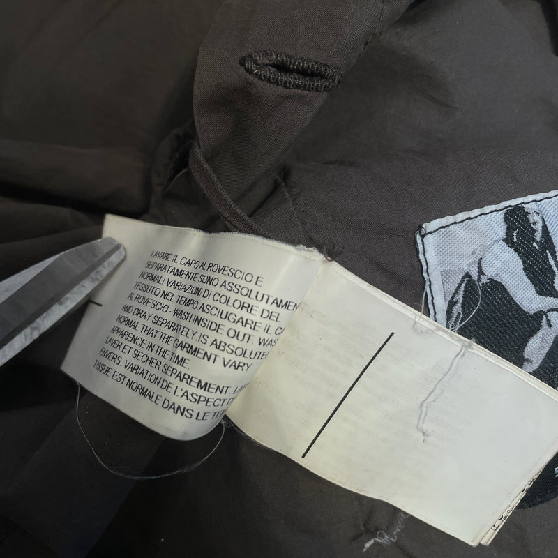RICK OWENS DRKSHDW/Spring Coat/S/Cotton/BRW/