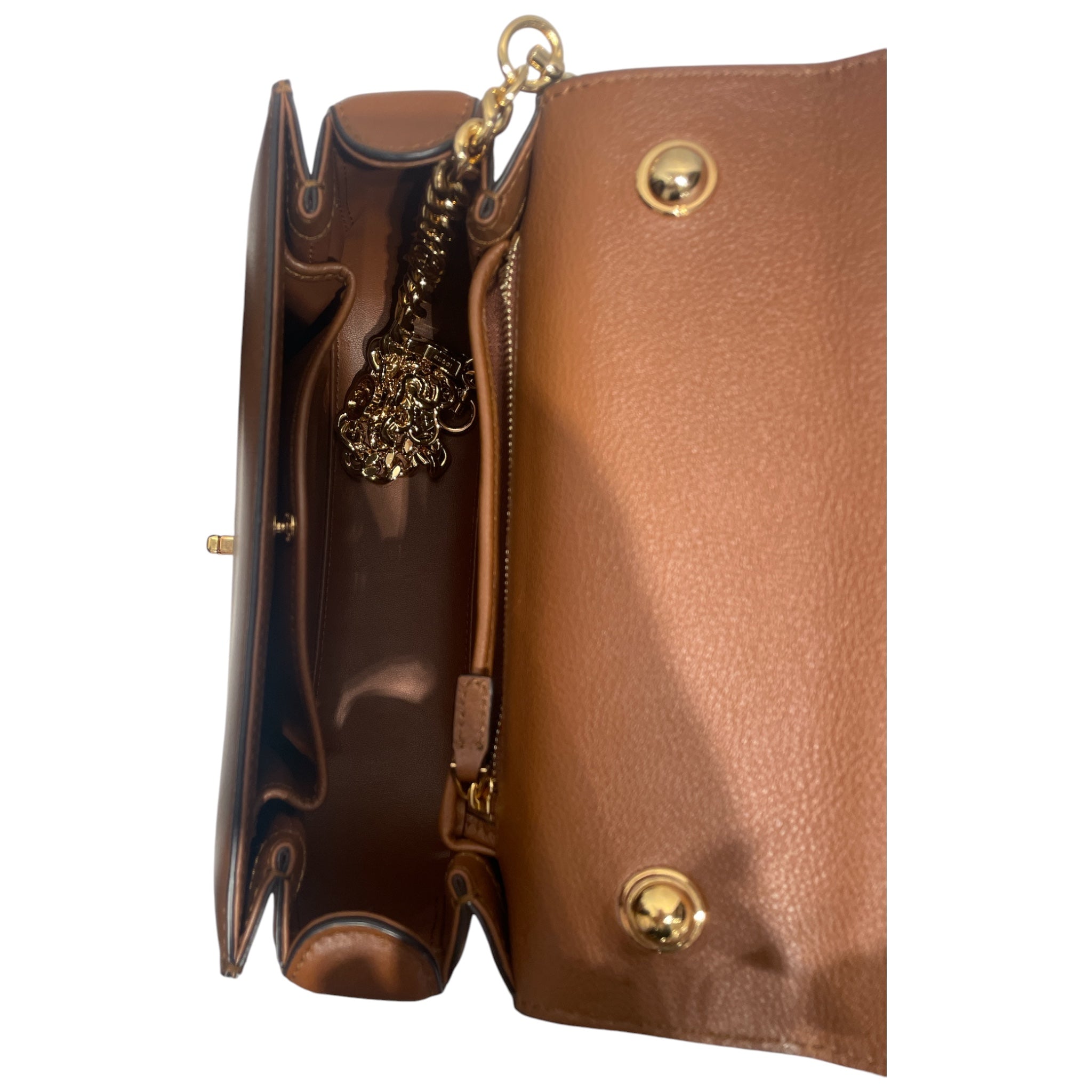GUCCI/Cross Body Bag/Leather/CML/Blondie Top Handle Interlock G view 3