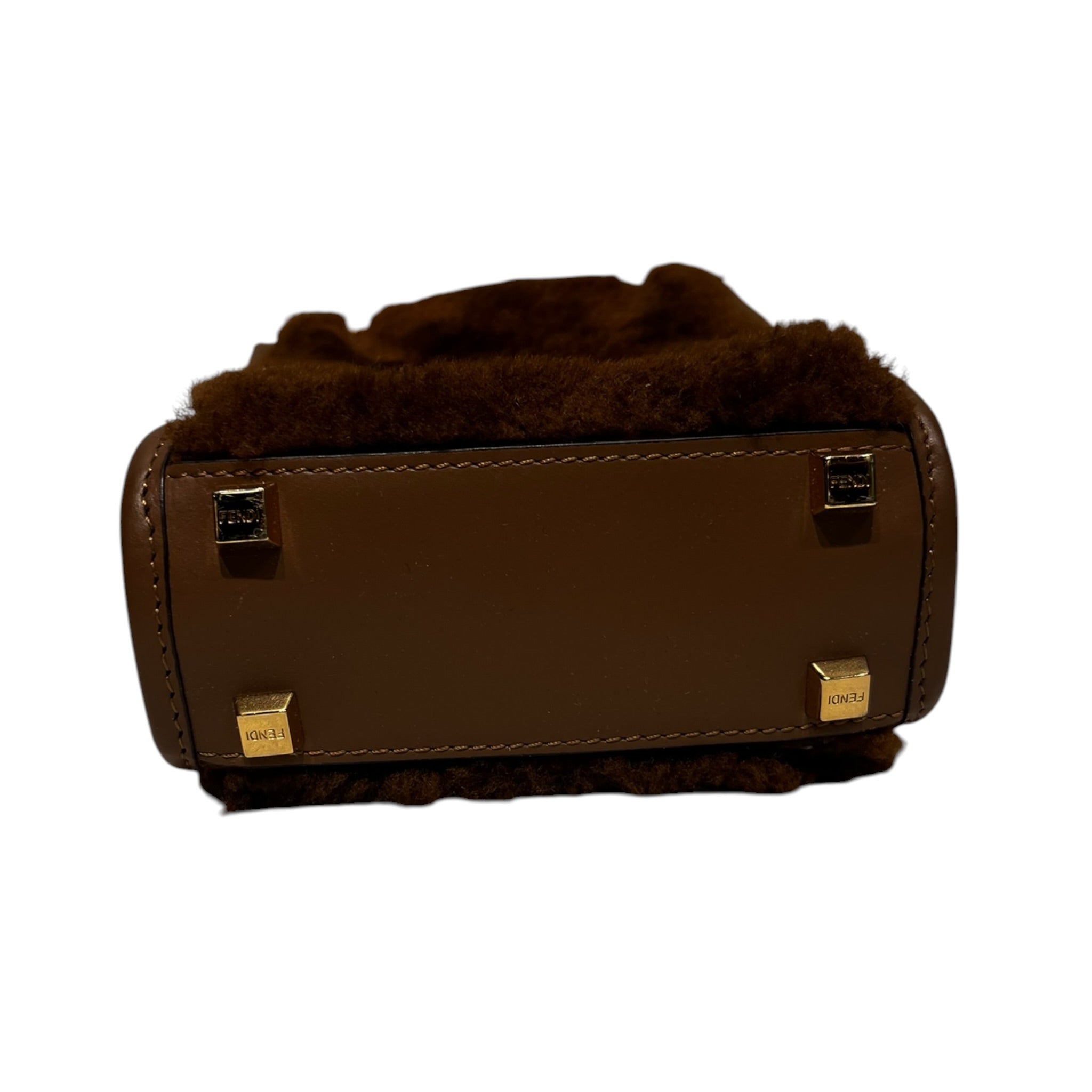 FENDI/Cross Body Bag/Monogram/Wool/BRW/FENDI SUNSHINE CROSSBODY view 3