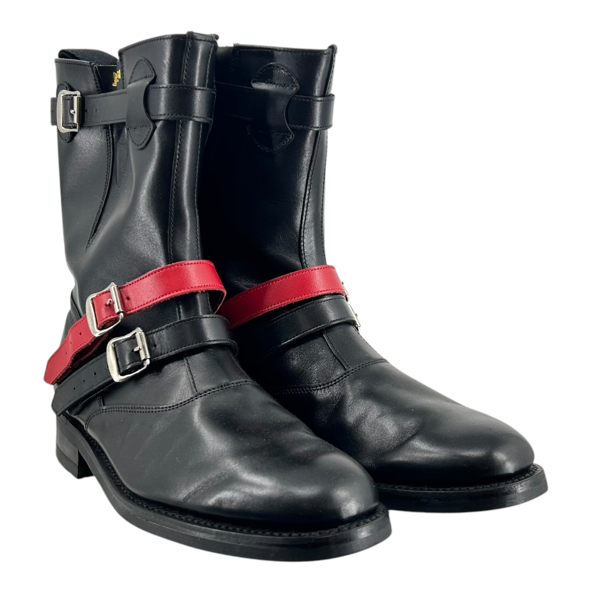 COMME des GARCONS HOMME PLUS/Biker Boots/US 8/Black/Leather/ view 1