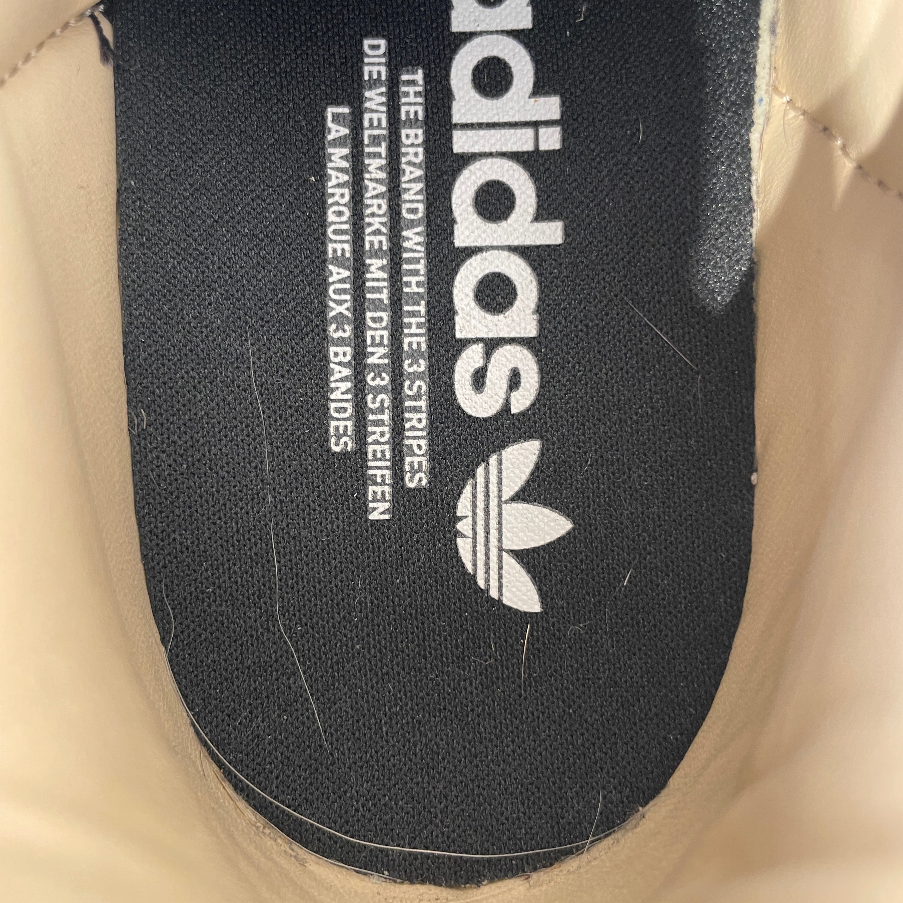 adidas/Low-Sneakers/US 9.5/Leather/BLK/SAMBAS/BEIGESUEDE view 3