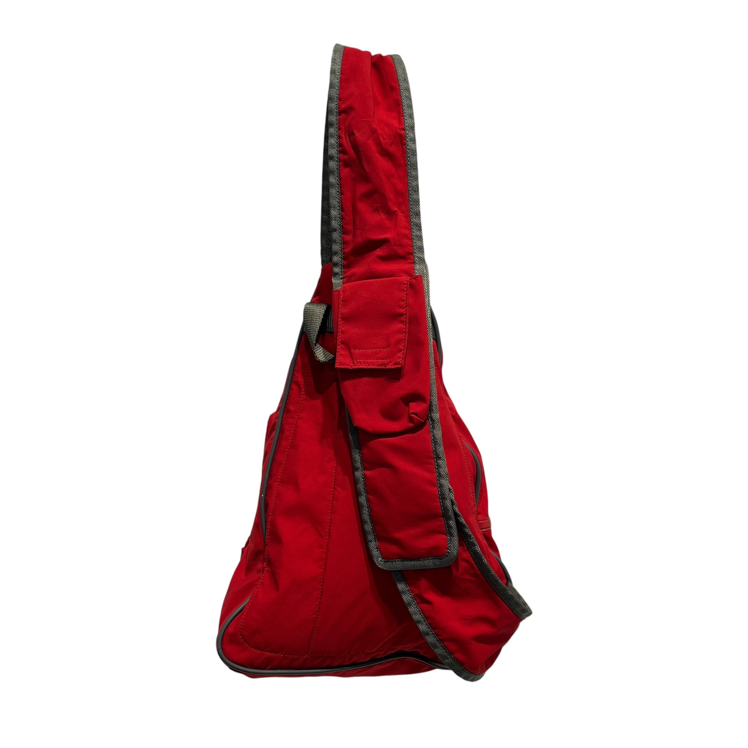 PRADA SPORT/Backpack/Nylon/RED/crossbody rucksack view 2
