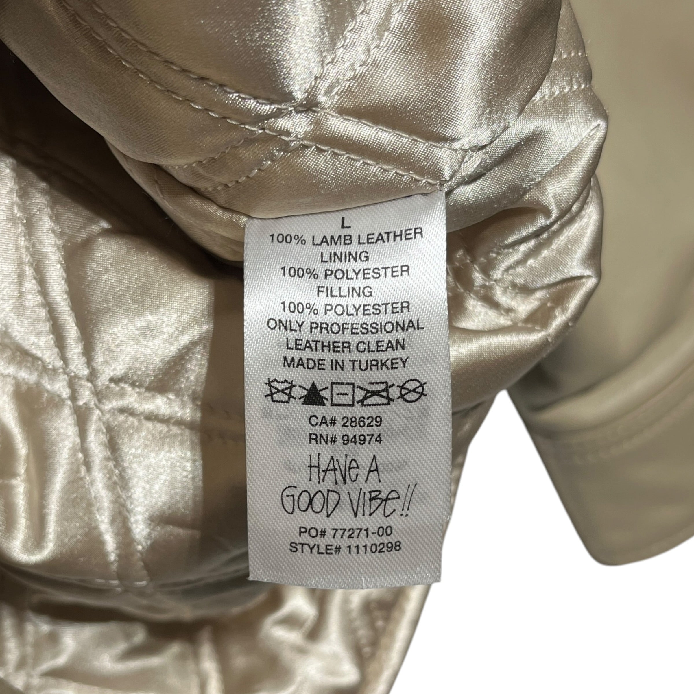 STUSSY/Leather Jkt/L/Lambskin/BEG/Leather Overshirt view 5