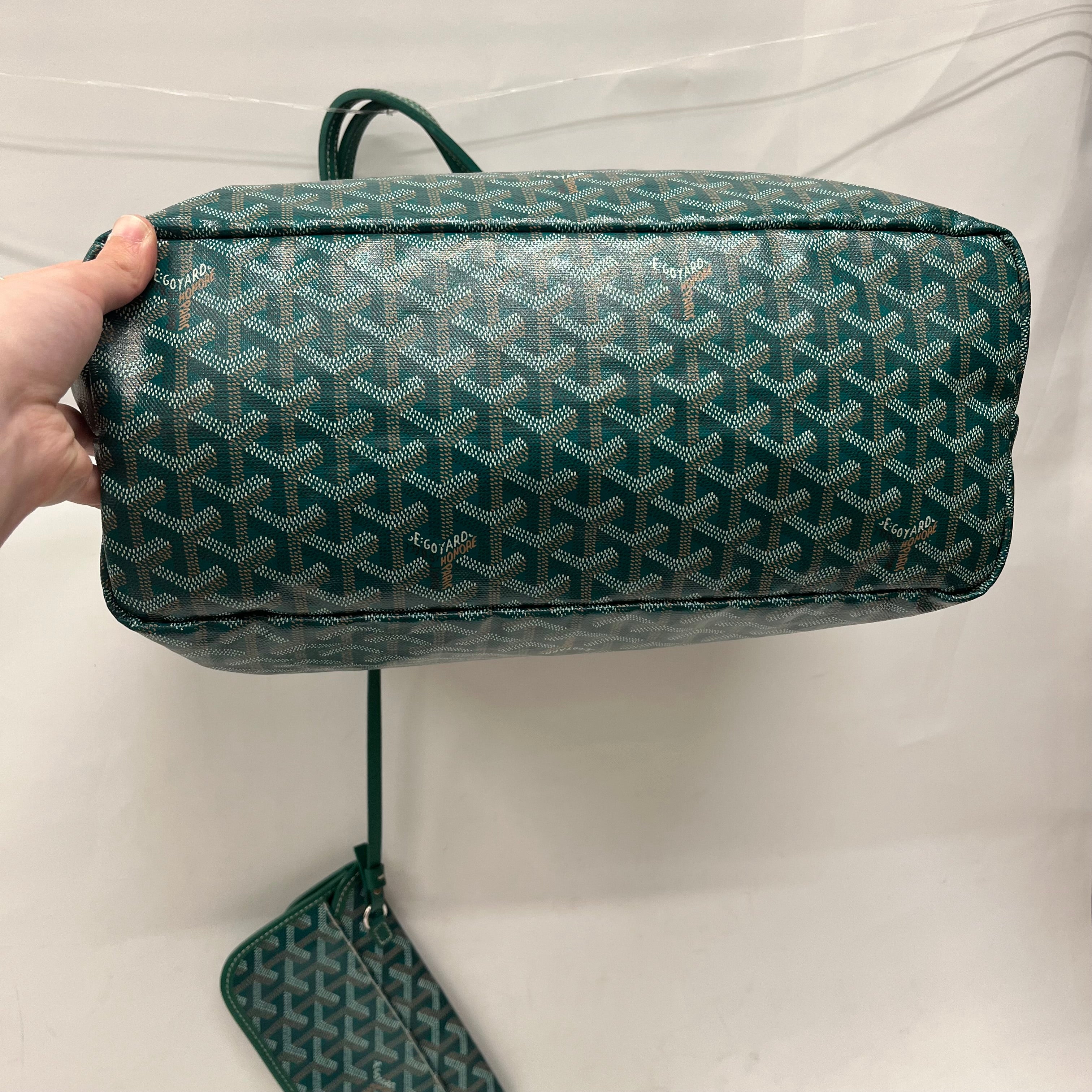 GOYARD/Hand Bag/Monogram/Leather/GRN/ view 3