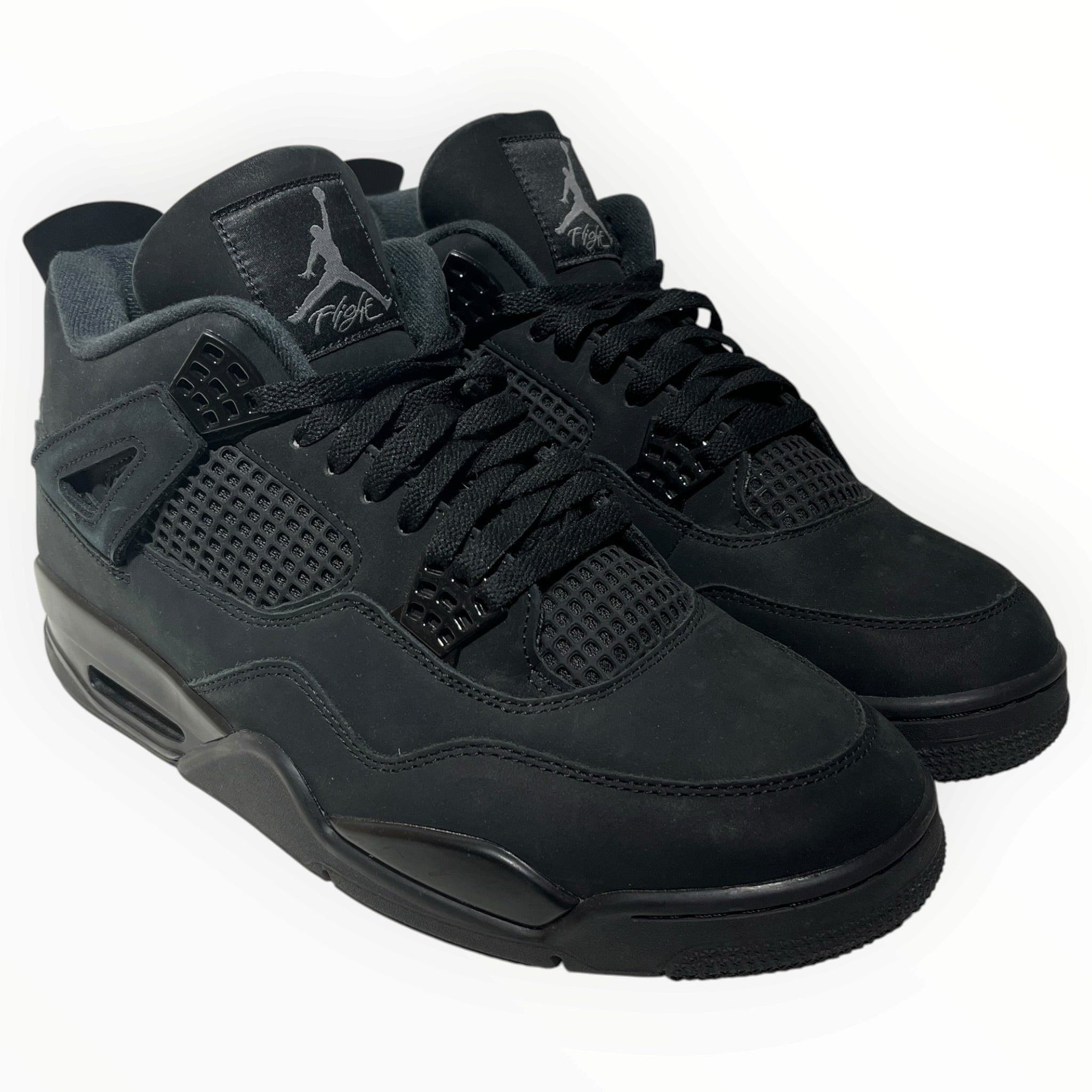 NIKE/Hi-Sneakers/US 13/Suede/BLK/JORDAN 4 BLACK CAT view 1