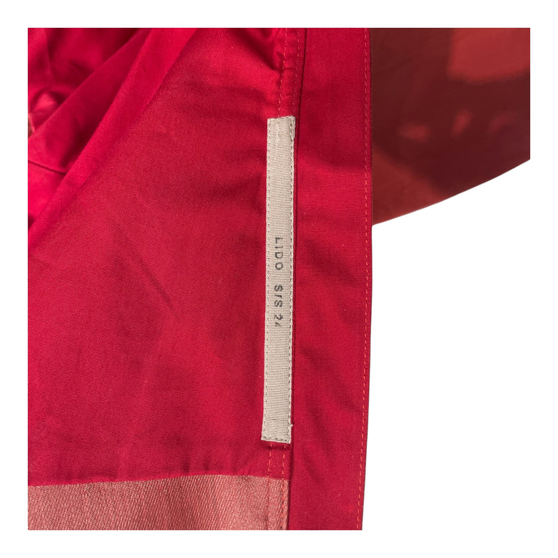 Rick Owens/Dress/42/Leather/RED/MINI MAXI SL DRESS
