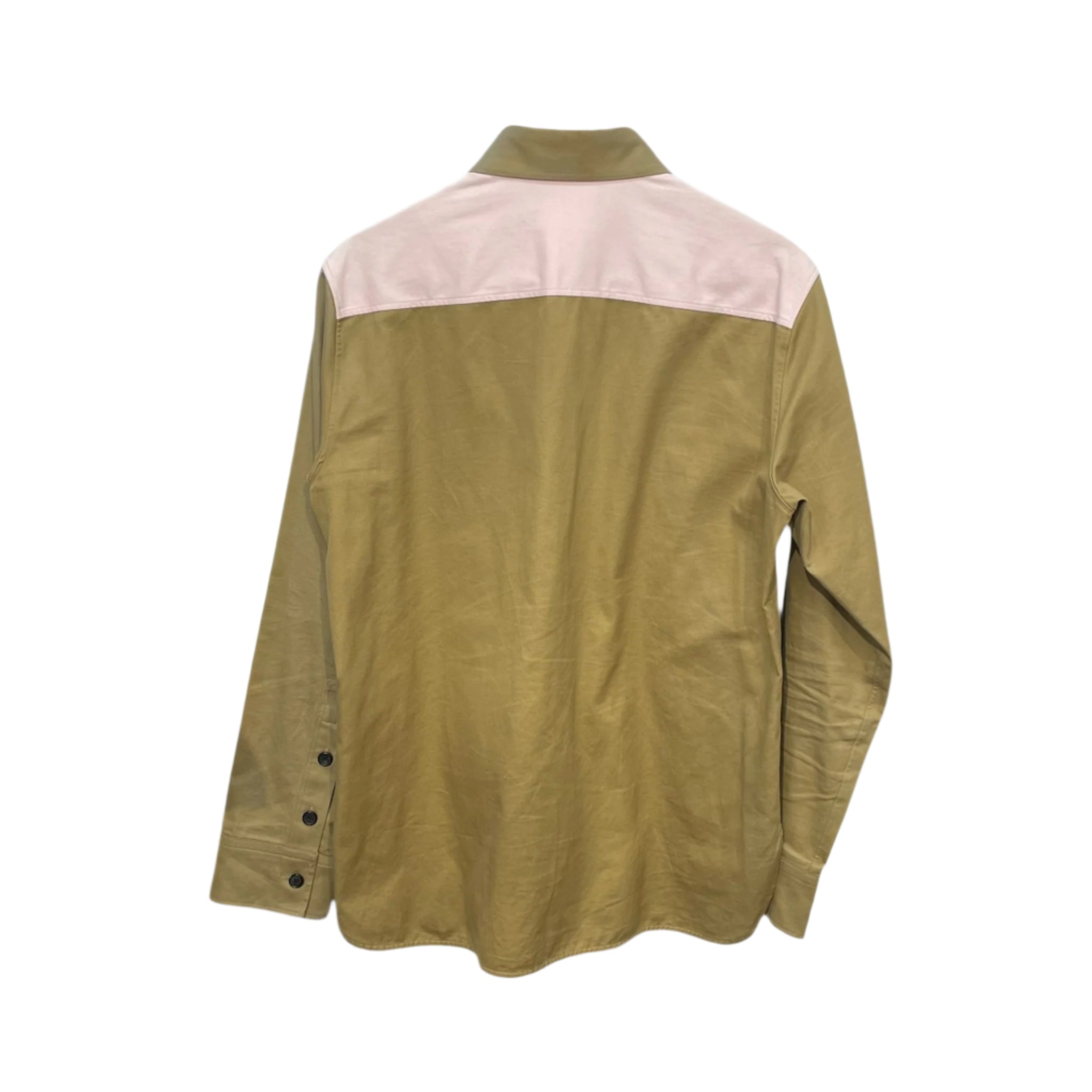 Calvin Klein 205W39NYC/LS Shirt/L/Cotton/BEG/ view 2