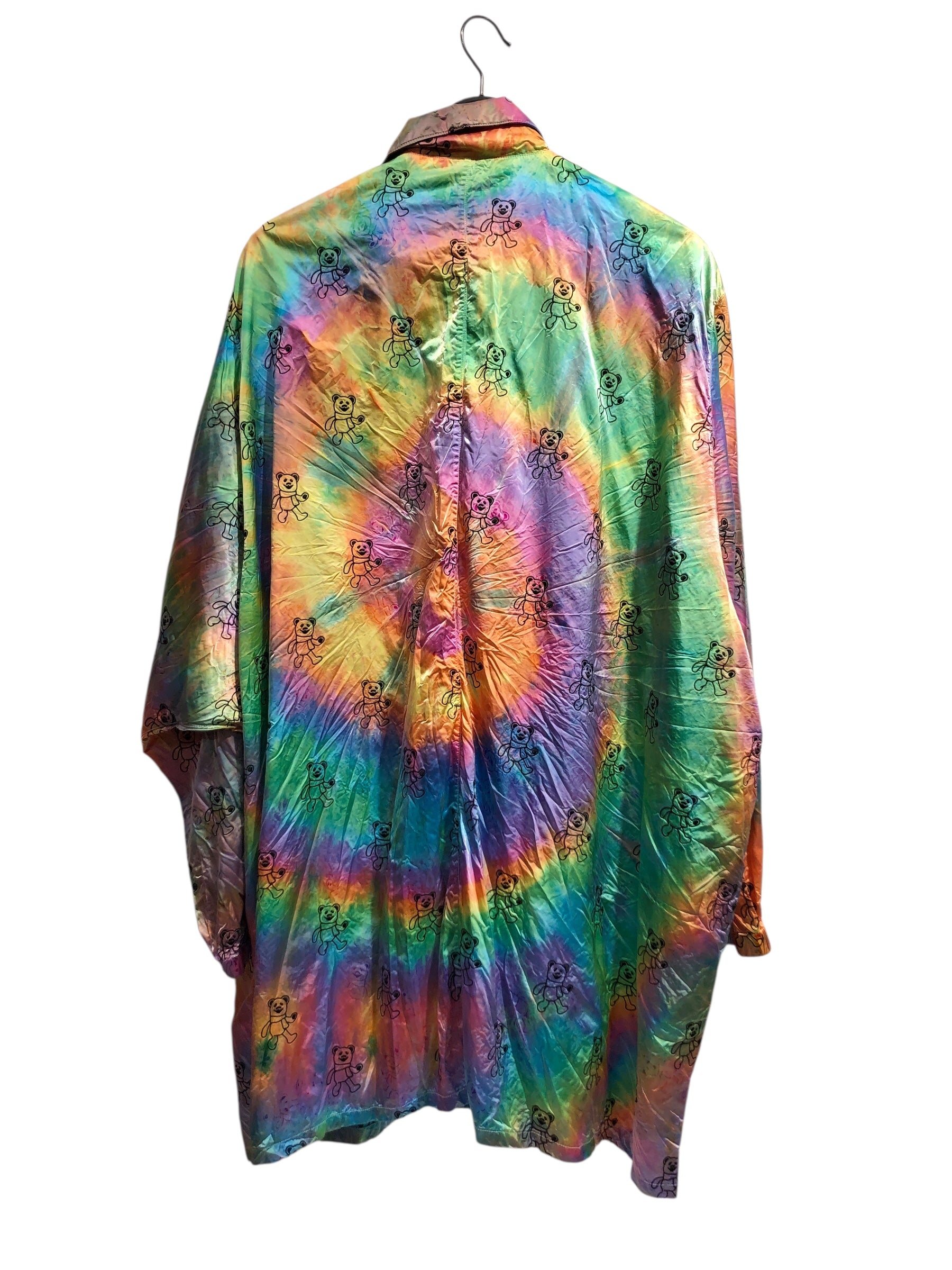 doublet/Hawaiian Shirt/S/Nylon/MLT/All Over Print/BEAR EMBROIDERY TIE-DYE view 2