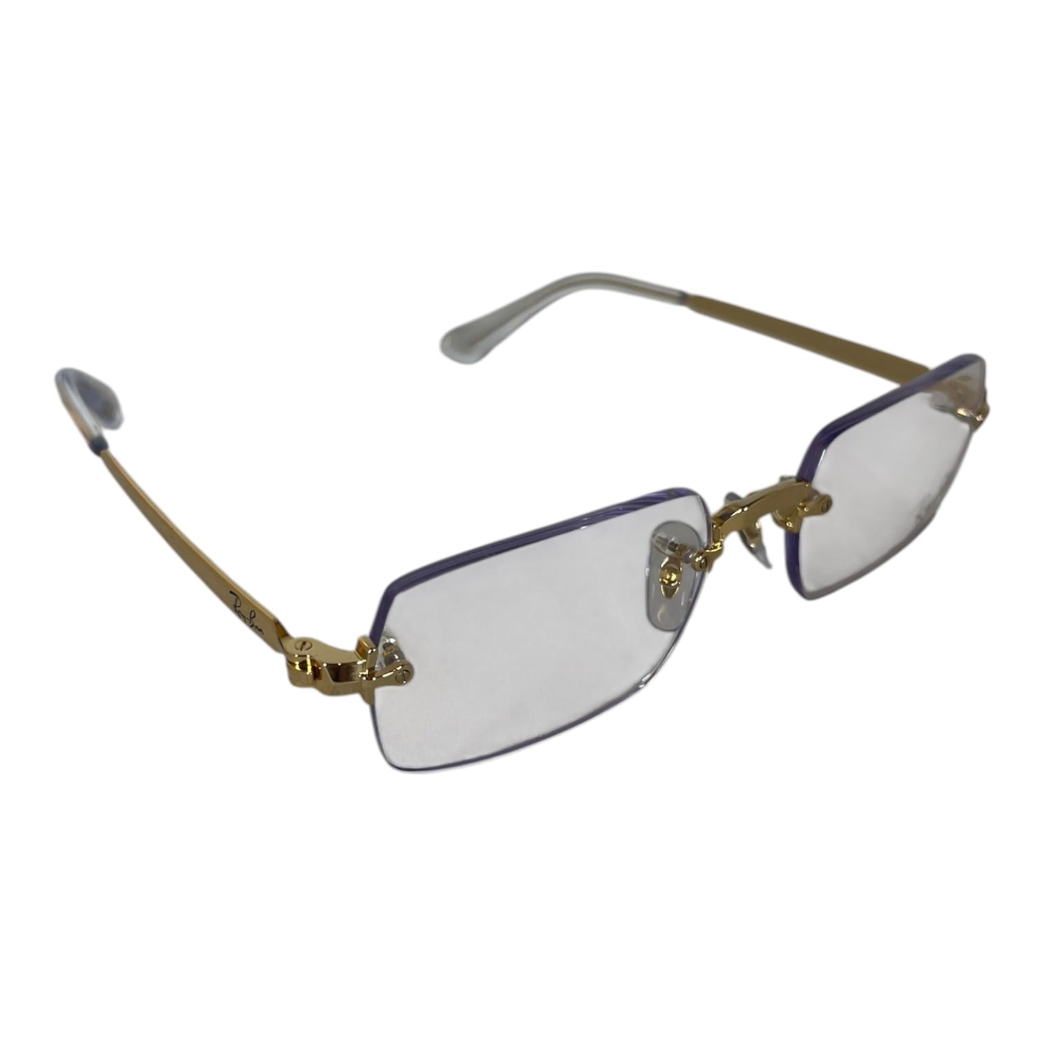 Ray-Ban/Glasses/Celluloid/GLD/clear frame/AWGE view 1