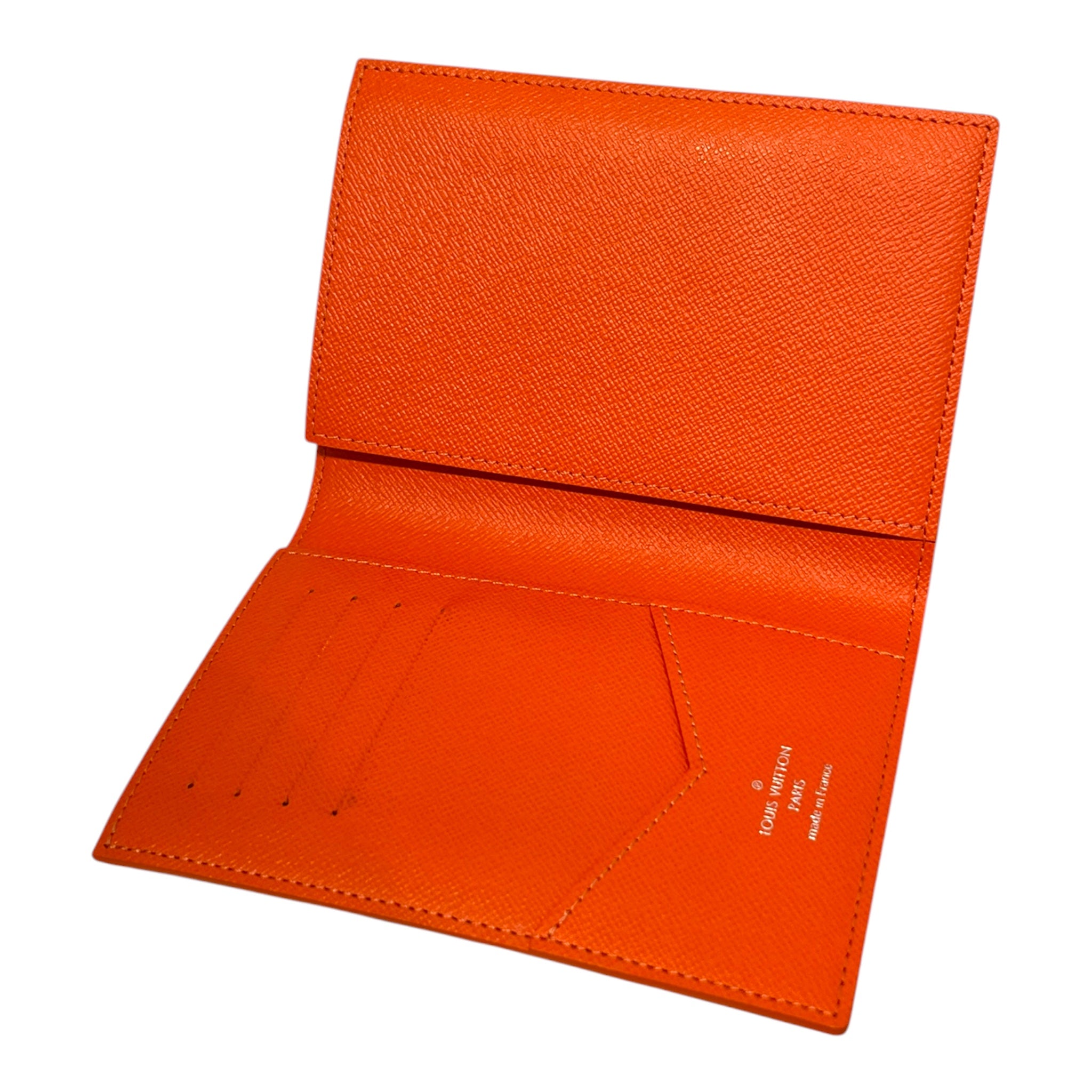 LOUIS VUITTON/Wallet/Monogram/Leather/ORN/LV booklet wallet orange mono view 4
