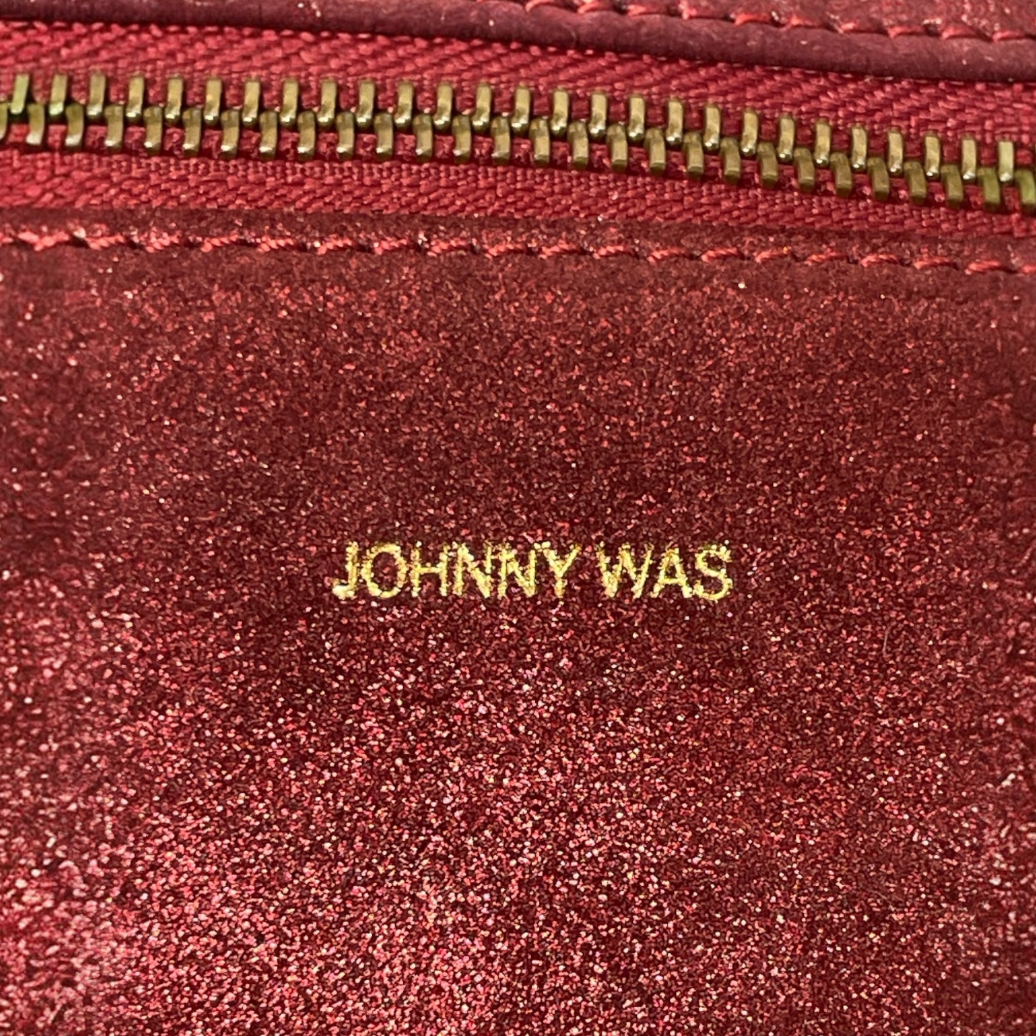 Johnny Was/Tote Bag/BRD/Metallic Zippered view 3