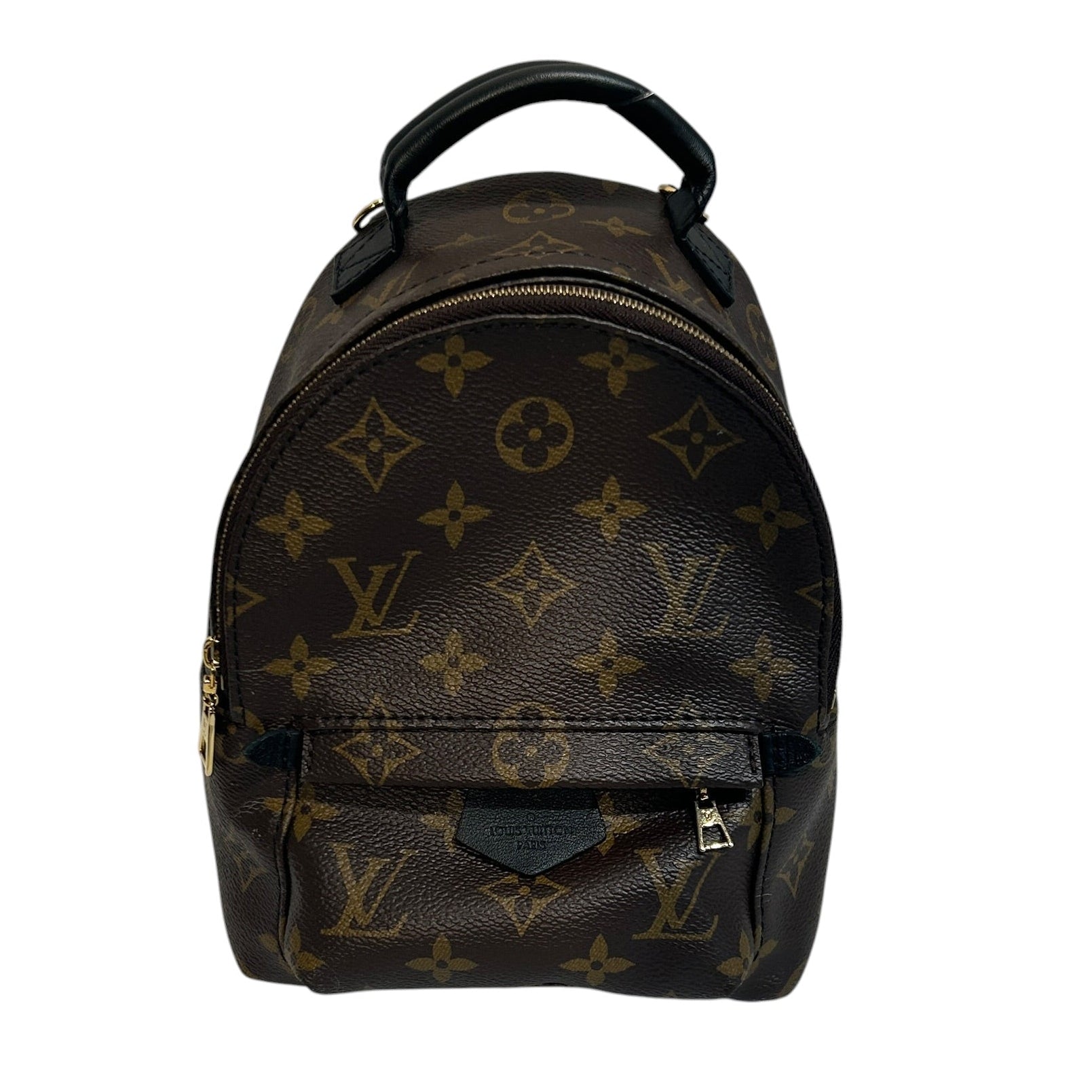 LOUIS VUITTON/Backpack/Monogram/Leather/BRW/MINI PALM SPRINGS view 1