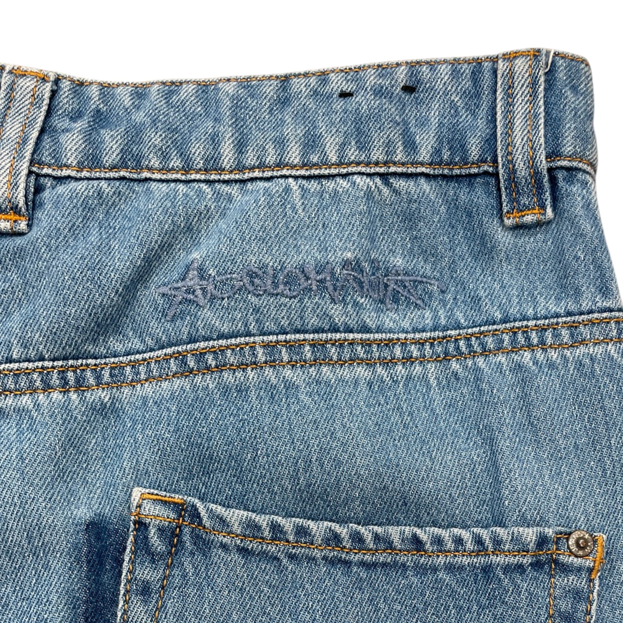 Vivienne Westwood/Bottoms/29/Cotton/BLU/two toned denim view 5