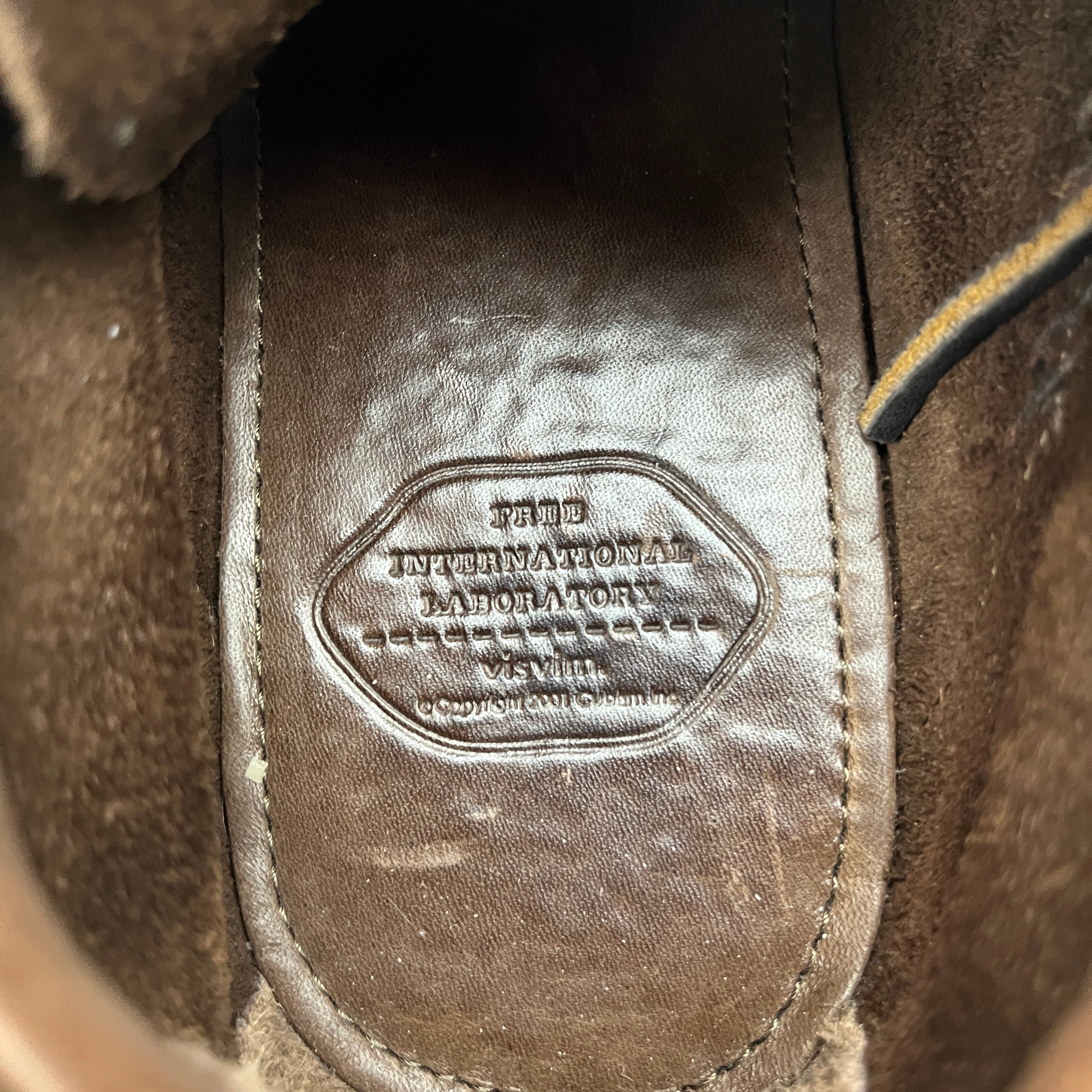 visvim/Hi-Sneakers/US 10/Leather/BRW/shaman folk bead accent view 3