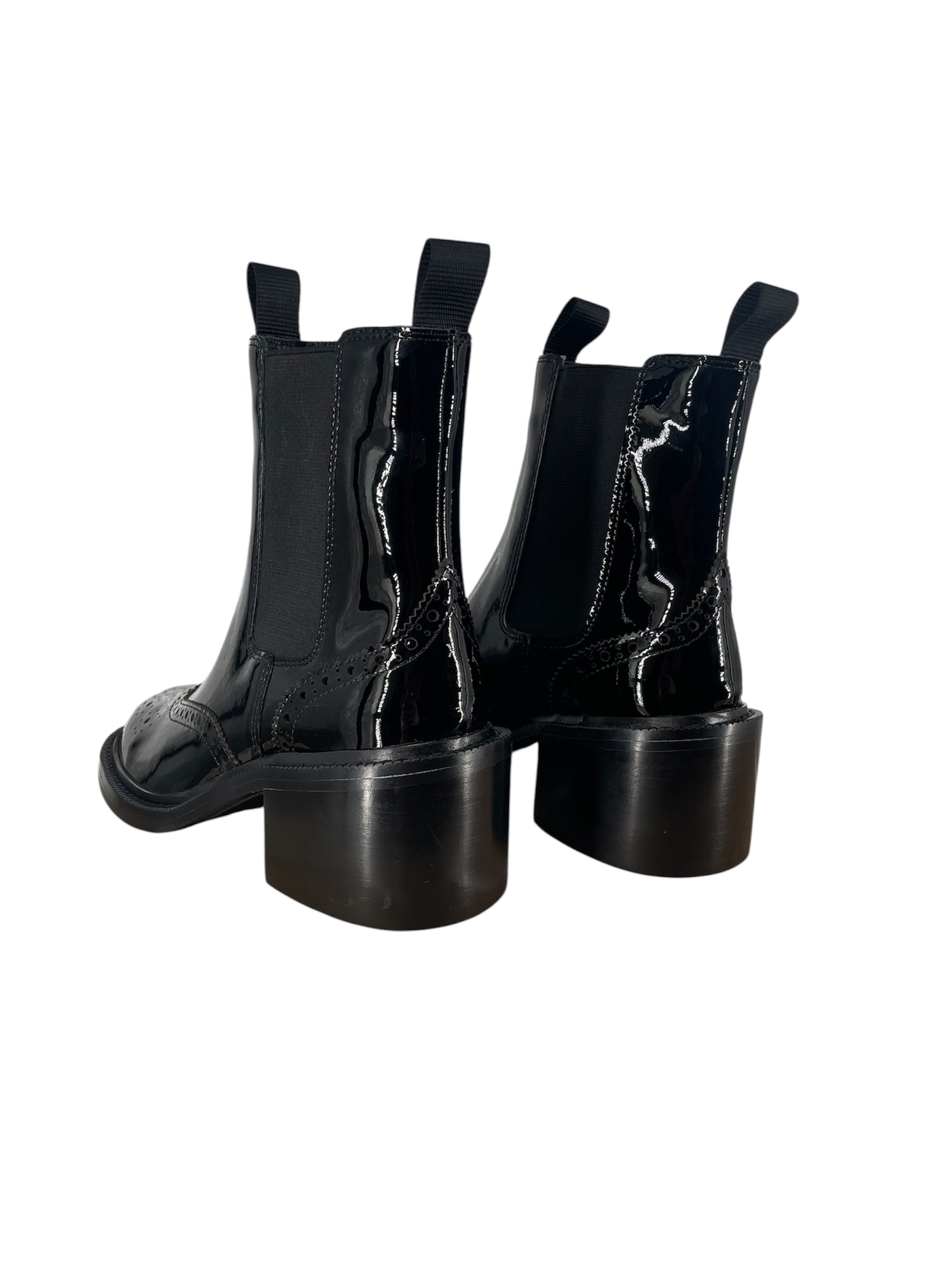 SAINT LAURENT/Boots/EU 39/Leather/BLK/Patent/ view 2