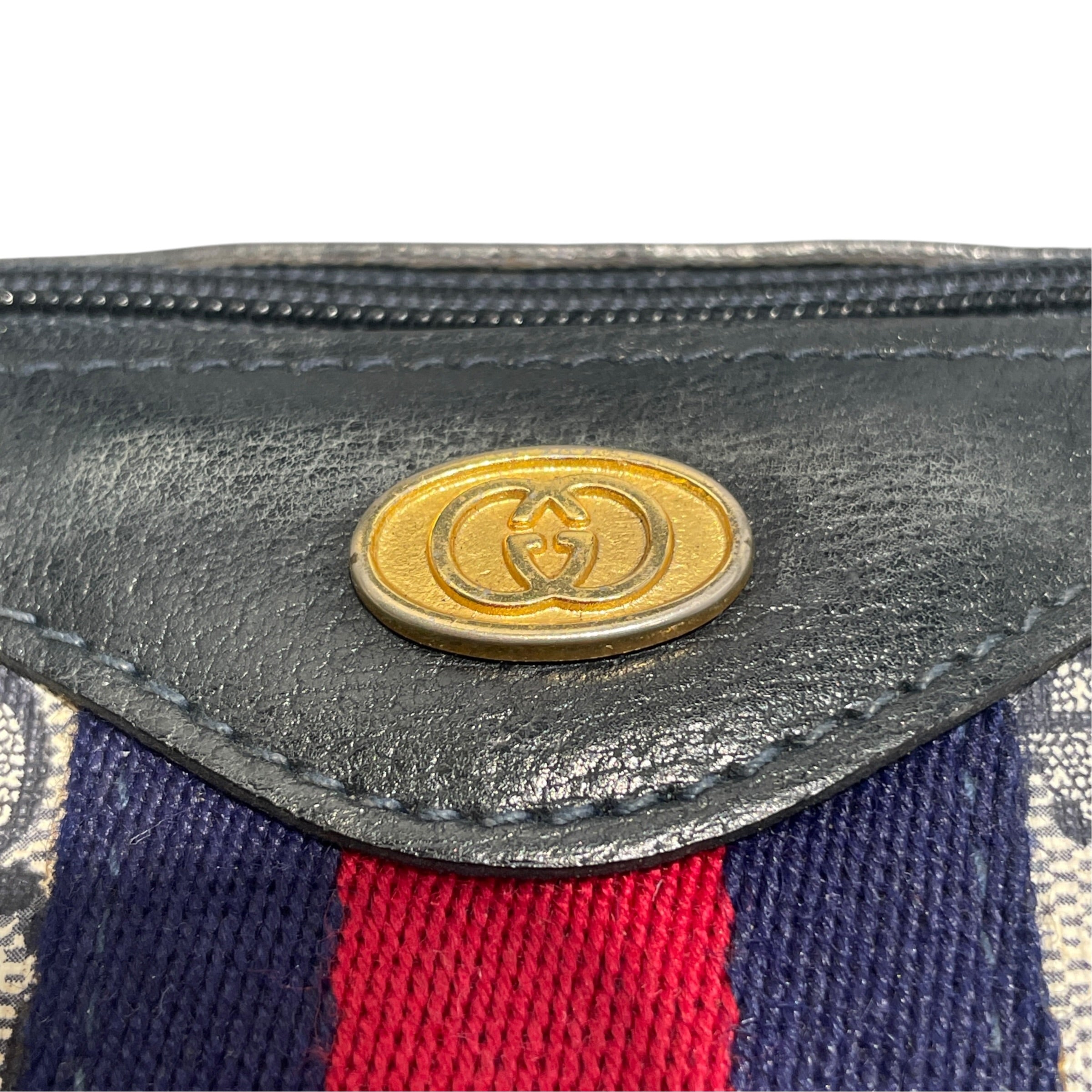 GUCCI/Luggage/Monogram/Leather/GRY/GG Boston Bag view 5