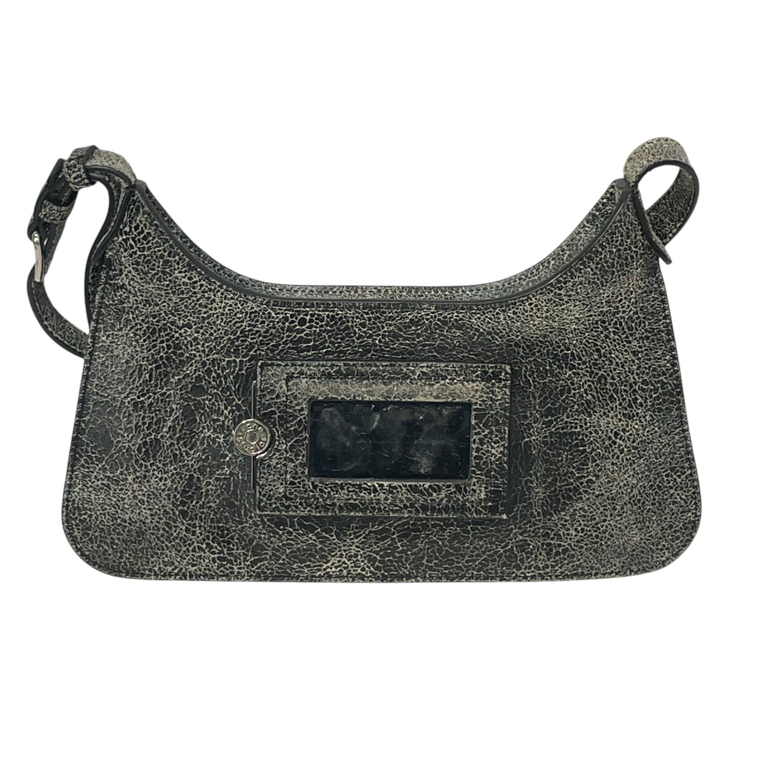 Acne Studios/Pouch/Leather/GRY/platt mirror crackle view 3