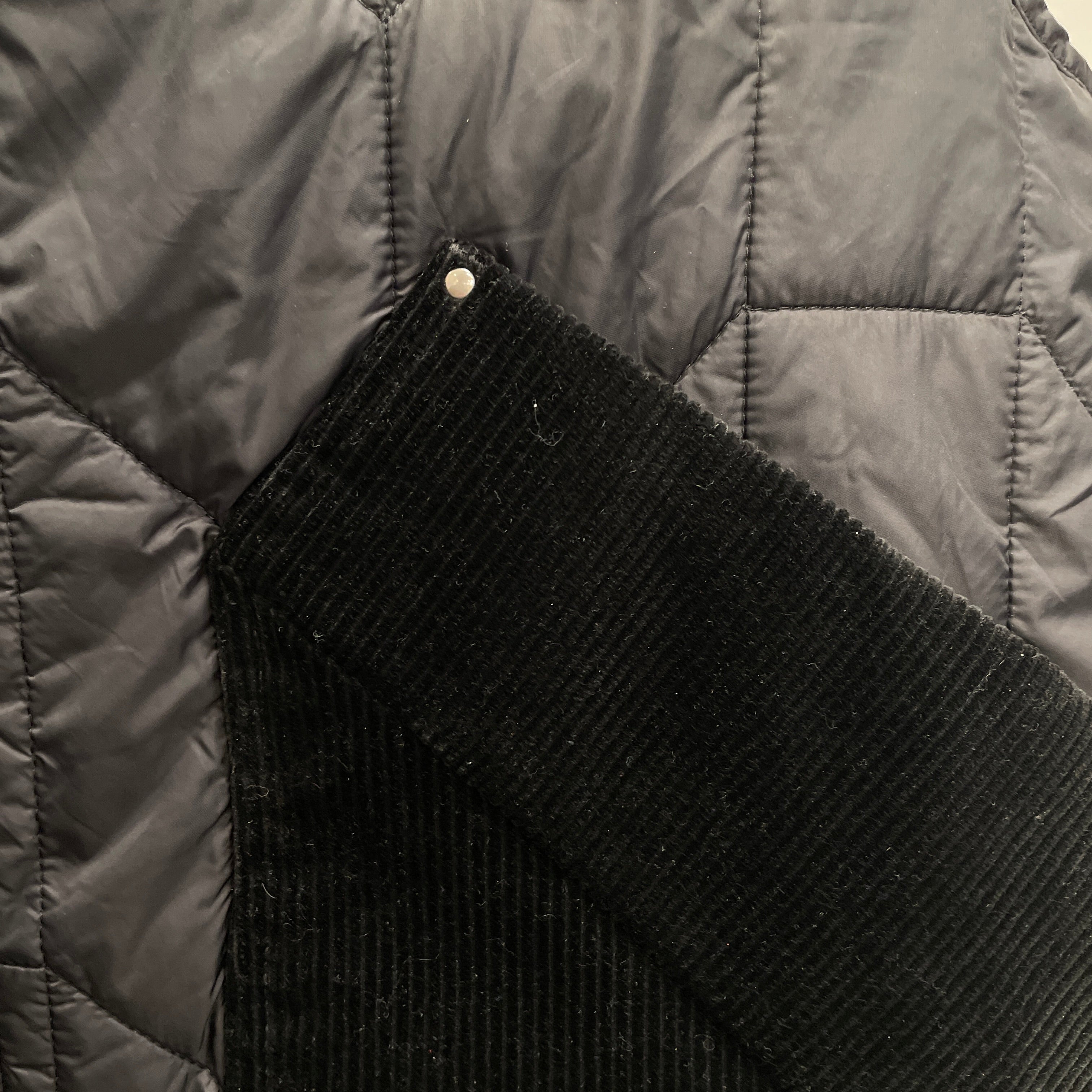 Rick Owens/Quilted Vest/42/Polyester/BLK/ view 5