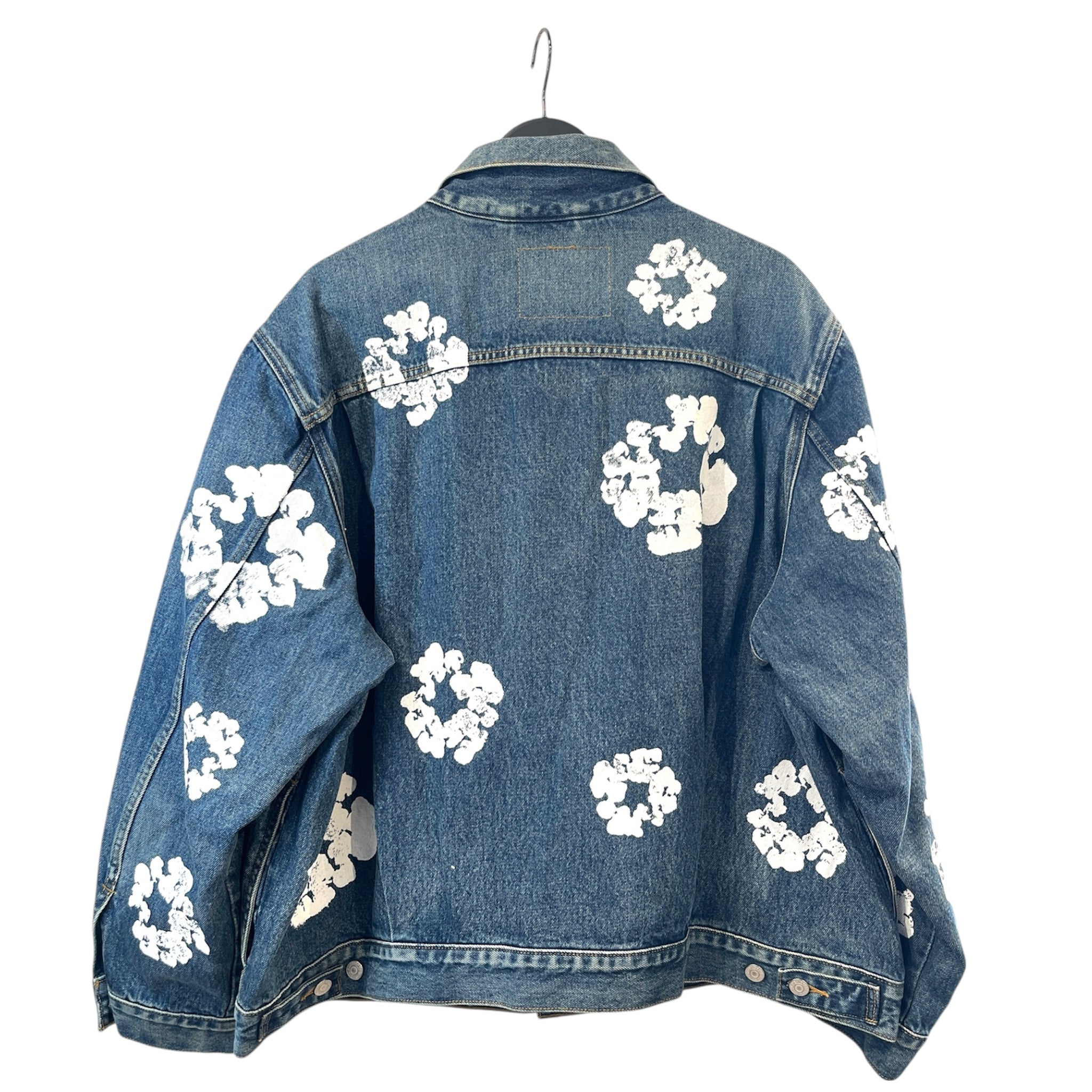 DENIM TEARS/Denim Jkt/XXL/Cotton/BLU/Graphic/COTTON WREATH view 2