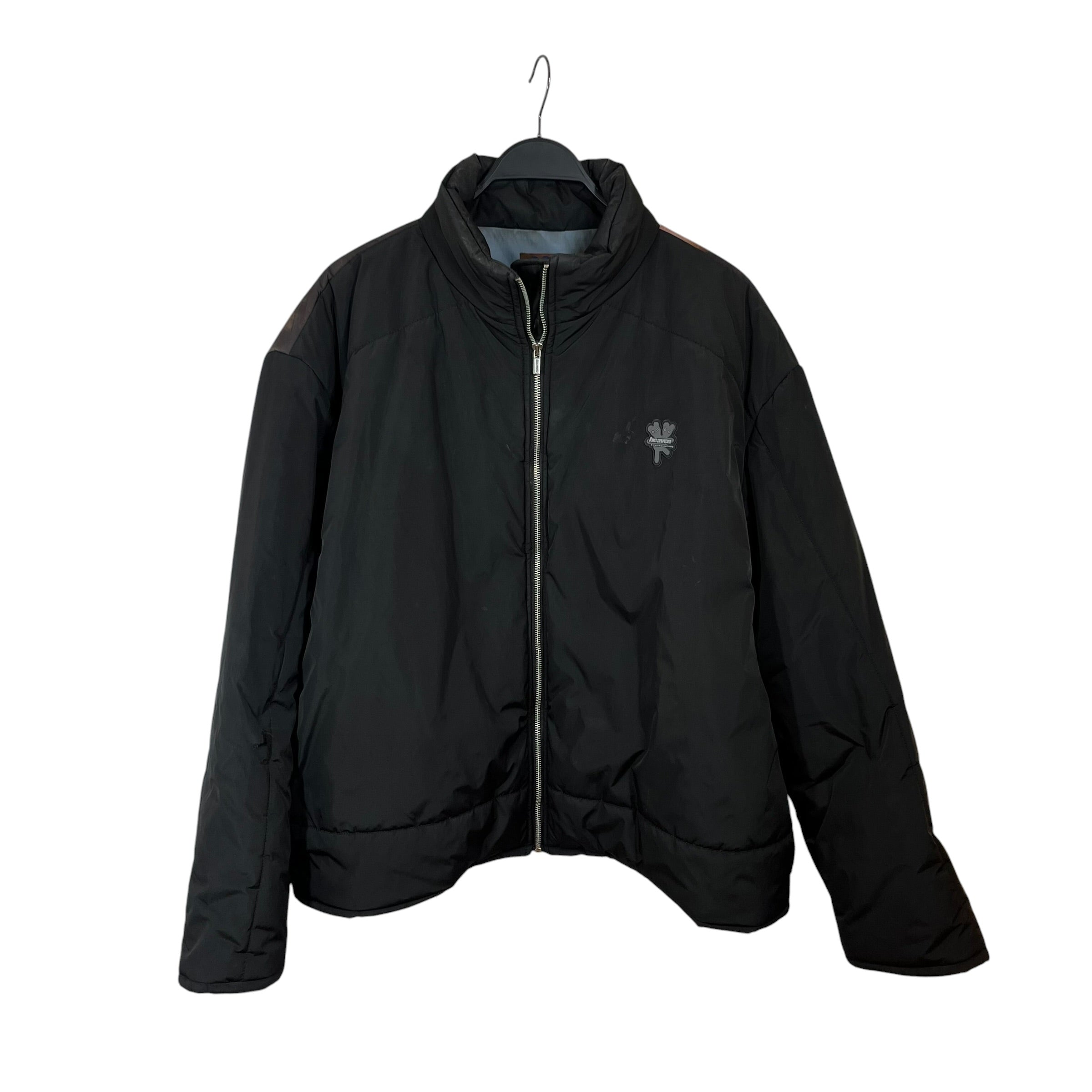 Heaven By Marc Jacobs/Puffer Jkt/XL/Graphic/Polyester/BLK/kissing view 1