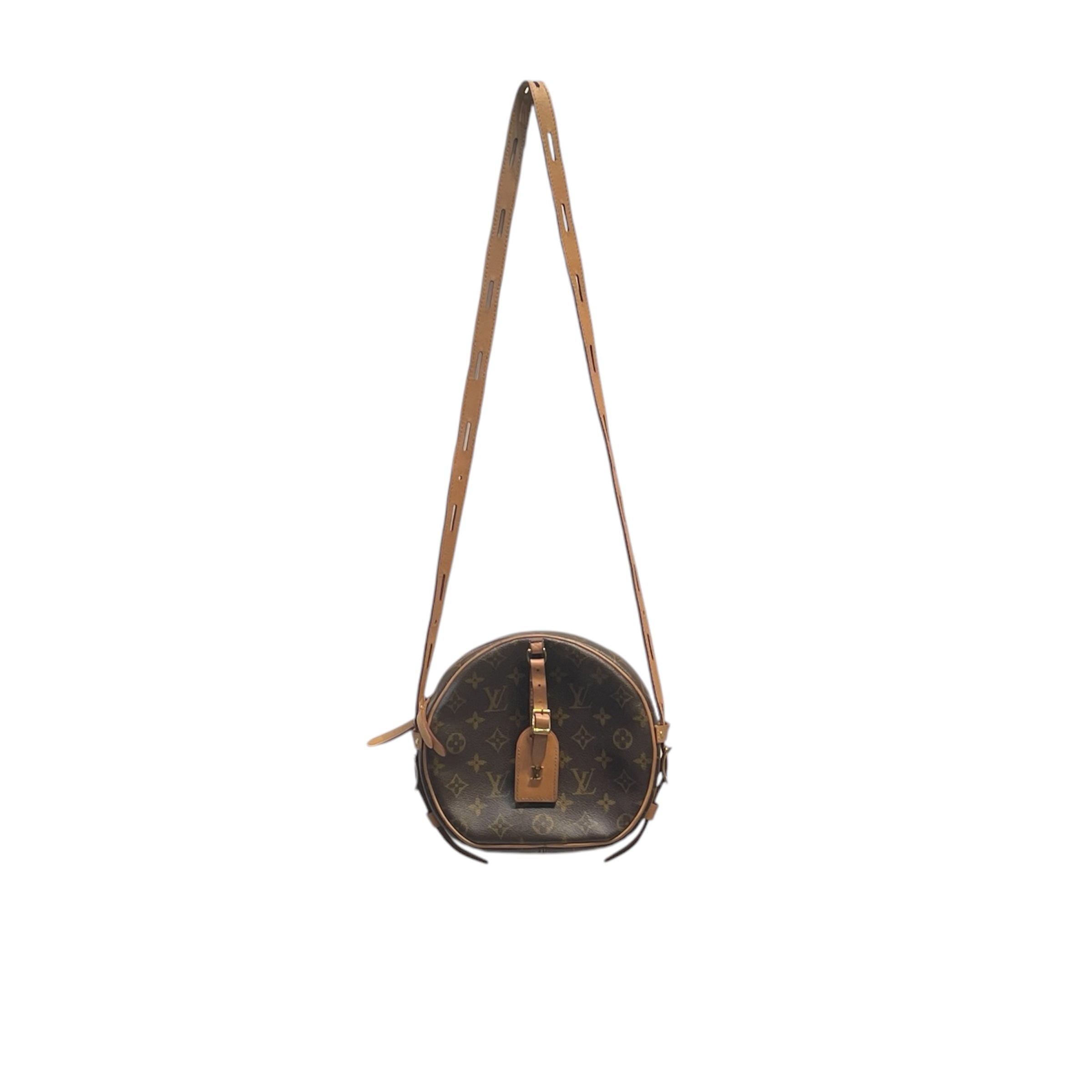 LOUIS VUITTON/Cross Body Bag/Monogram/Leather/BRW/circular view 1