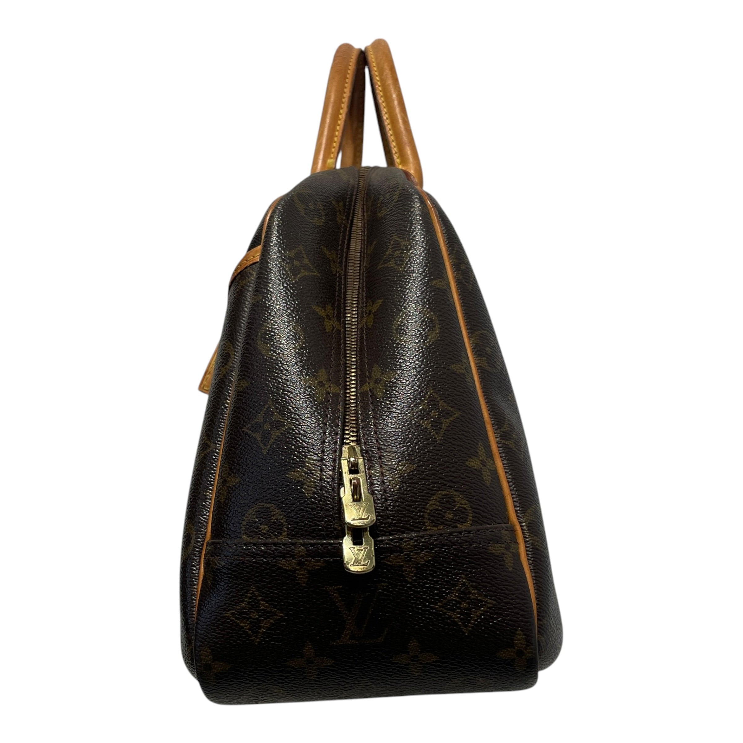 LOUIS VUITTON/Hand Bag/Monogram/Leather/BRW/Deauville Monogram view 4