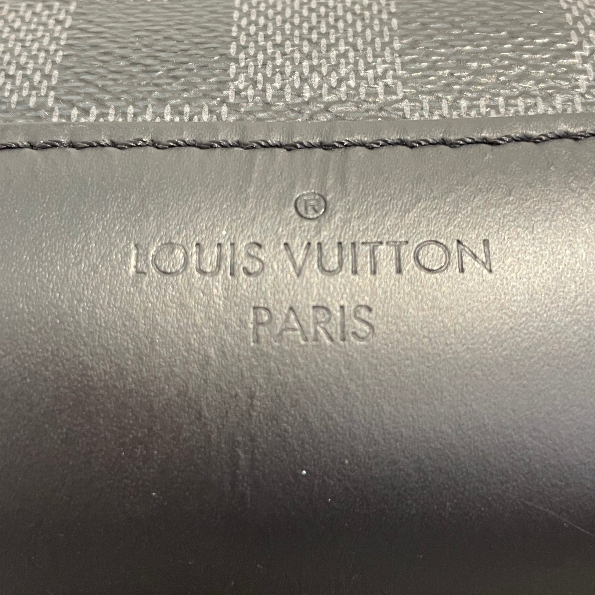 LOUIS VUITTON/Bag/All Over Print/Leather/BLK/Daimer Graphite Sling view 10