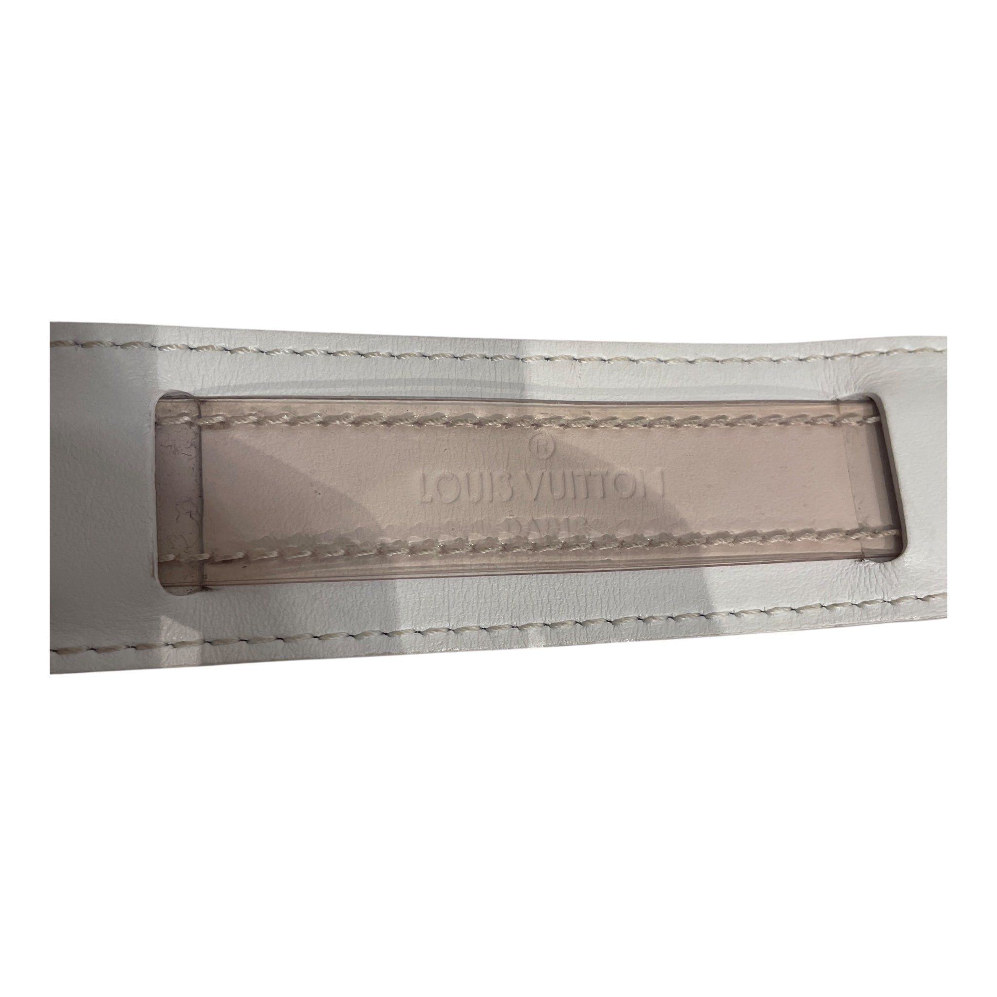 LOUIS VUITTON/Cross Body Bag/Leather/WHT/EPI SEE THROUGH BAG view 6