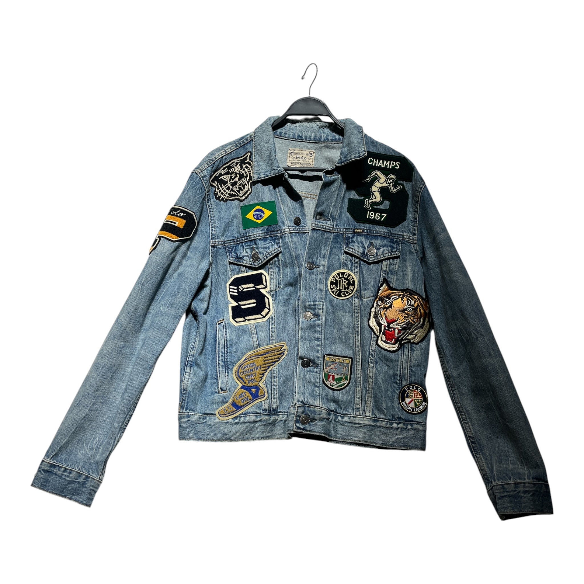 POLO RALPH LAUREN/Denim Jkt/L/Denim/BLU/PATCHWORK JACKET view 1