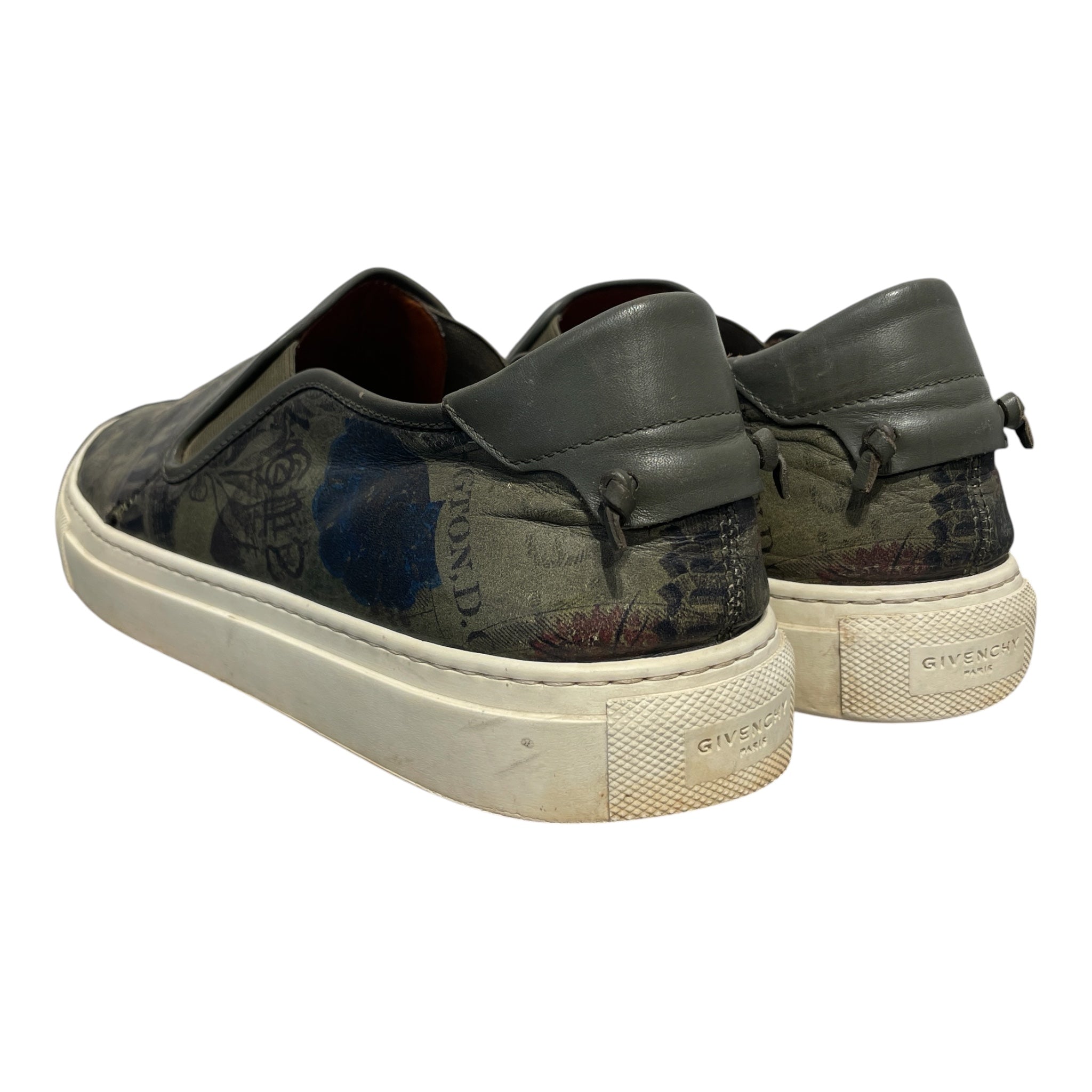 GIVENCHY/Low-Sneakers/EU 41/Graphic/Leather/GRN/dollar slip on view 2