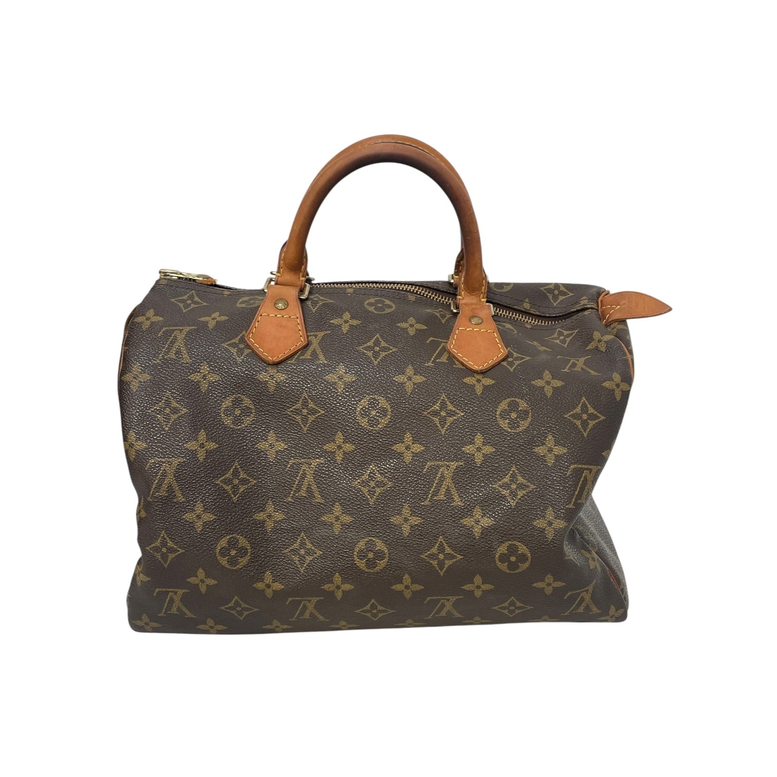 LOUIS VUITTON/Hand Bag/Monogram/Leather/BRW/Speedy 30 view 2