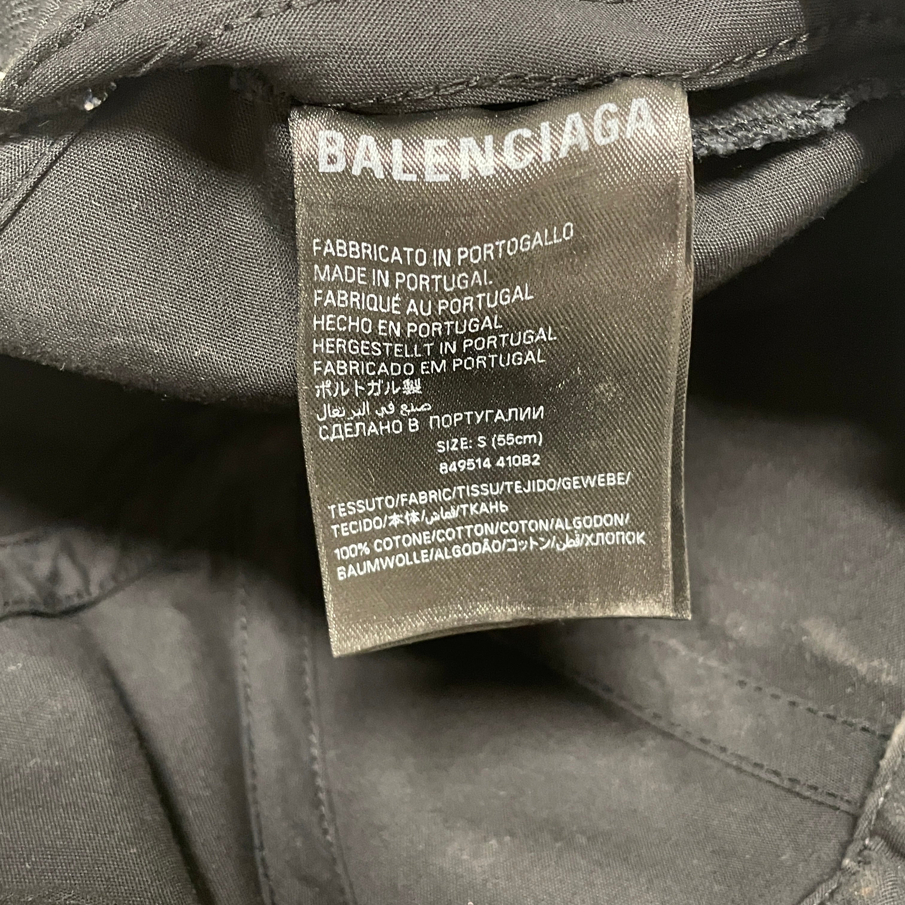 BALENCIAGA/Hat/Cotton/BLK/M's/LUXURY HAT view 4