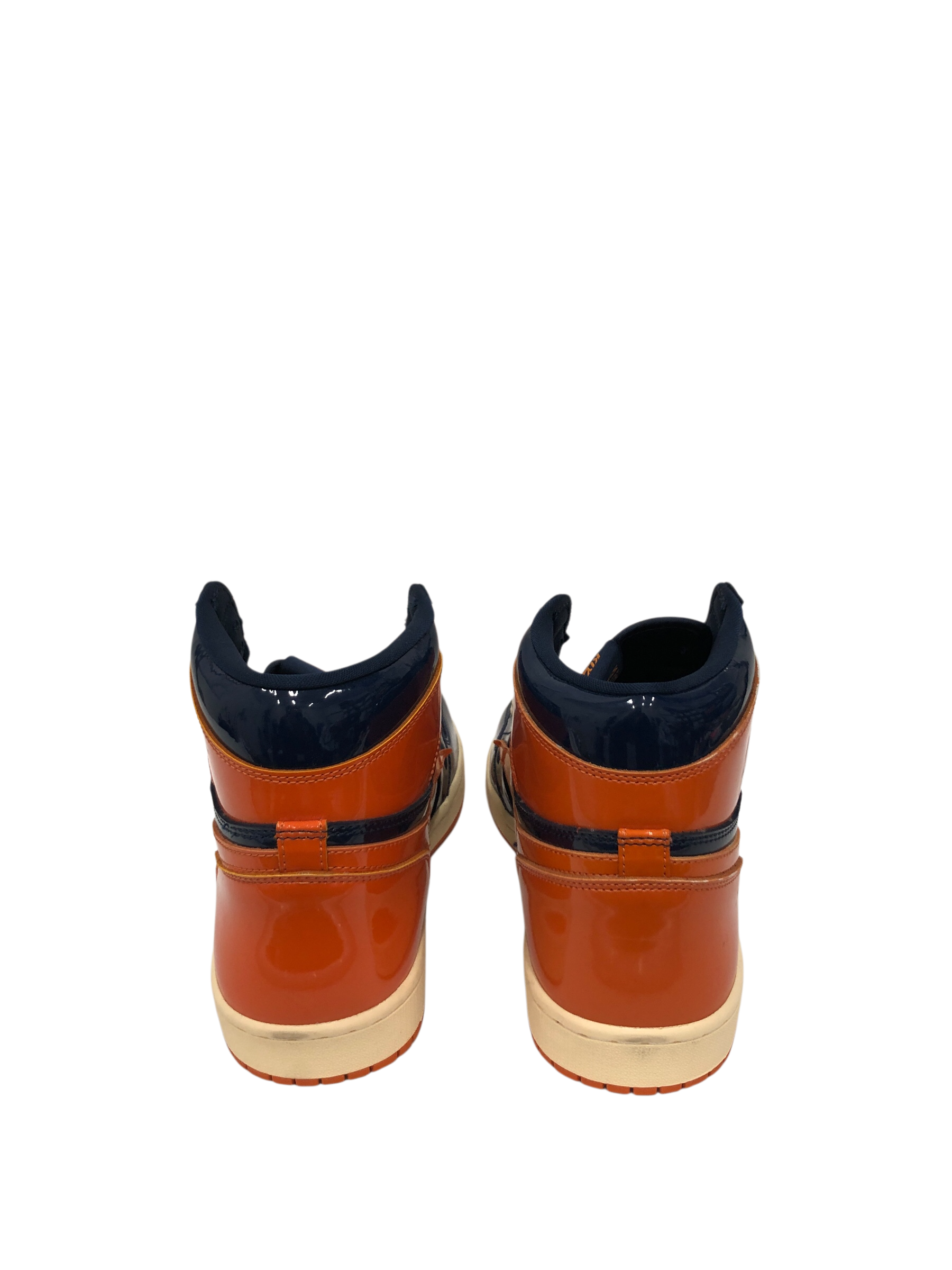 KIY/Hi-Sneakers/US 13/Polyester/BLU/U-Tip/Orange/Blue view 4